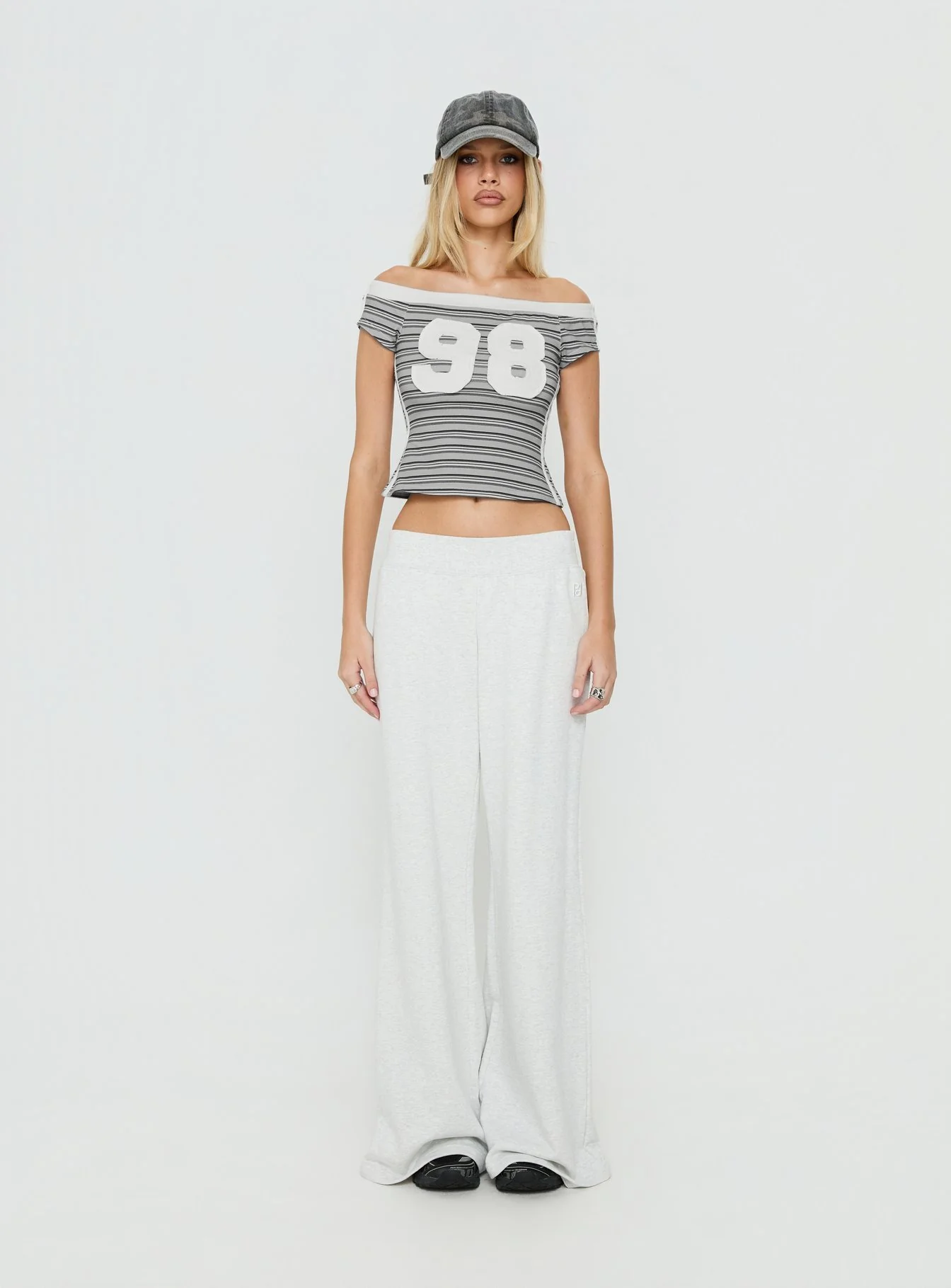 98 Baby Off The Shoulder Top Stripe - Image 7