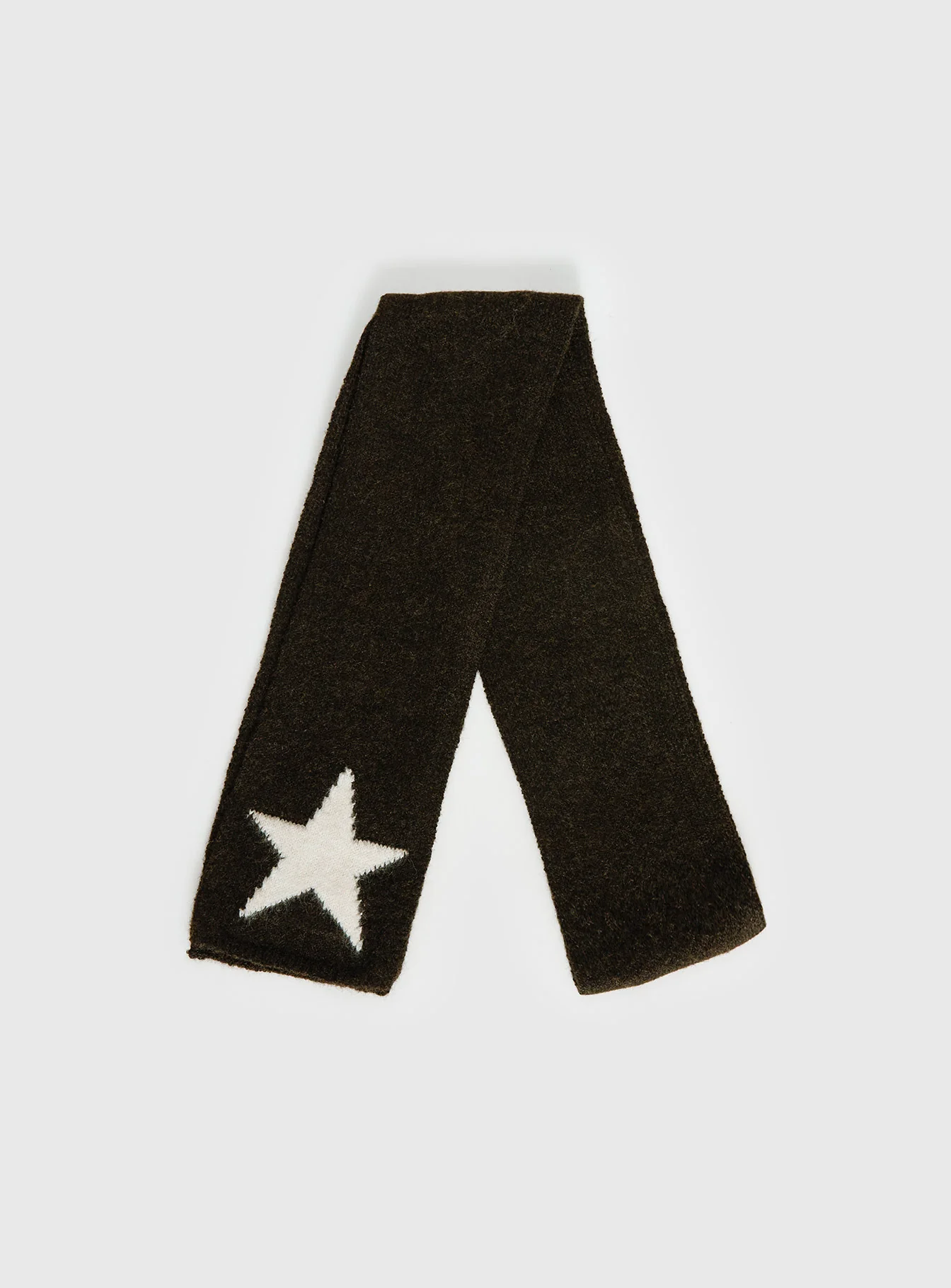 Abelia Star Graphic Scarf Brown / Cream - Image 2