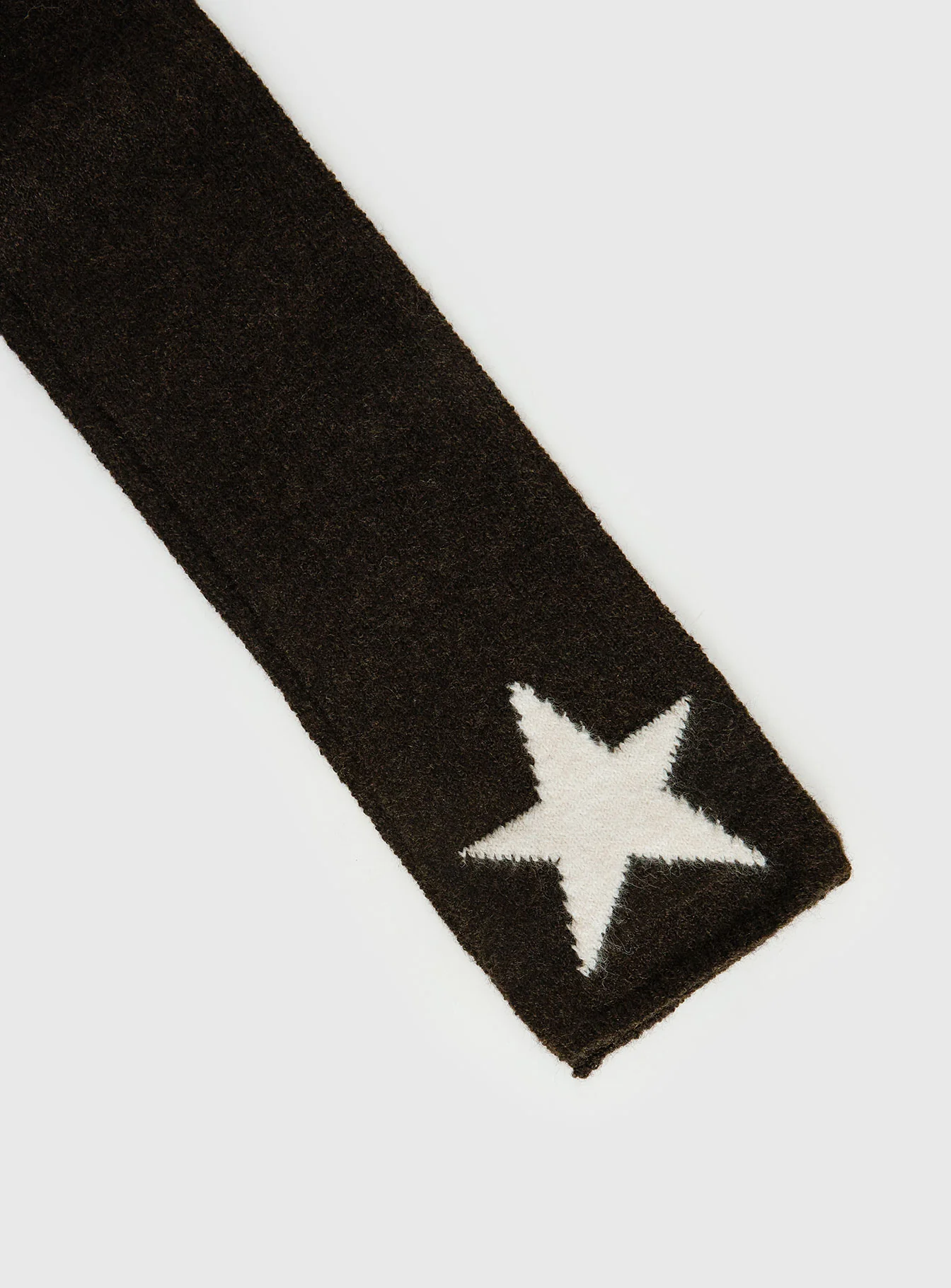 Abelia Star Graphic Scarf Brown / Cream - Image 3