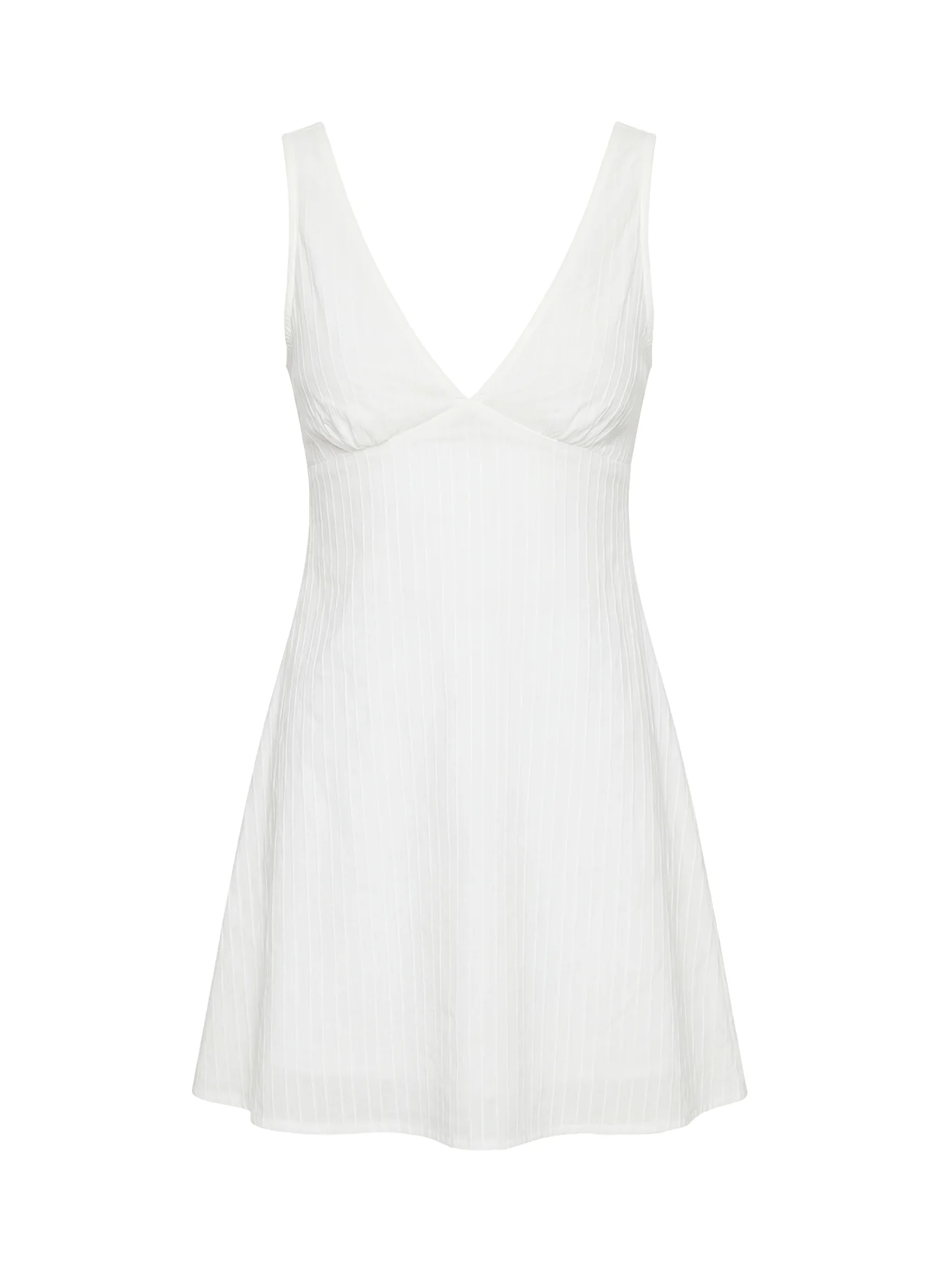 Adder Mini Dress White - Image 11