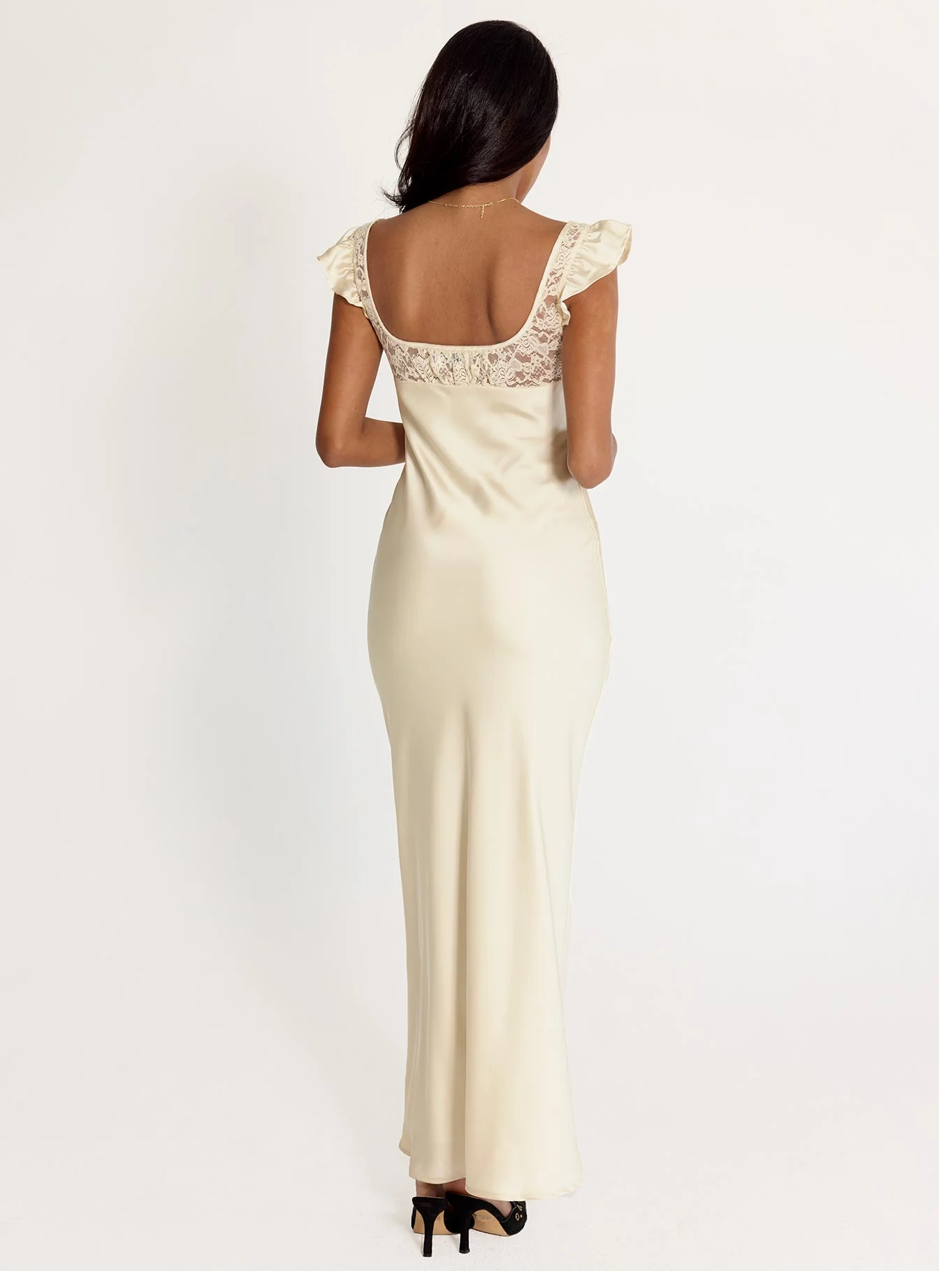 Adelie Maxi Dress Champagne - Image 4