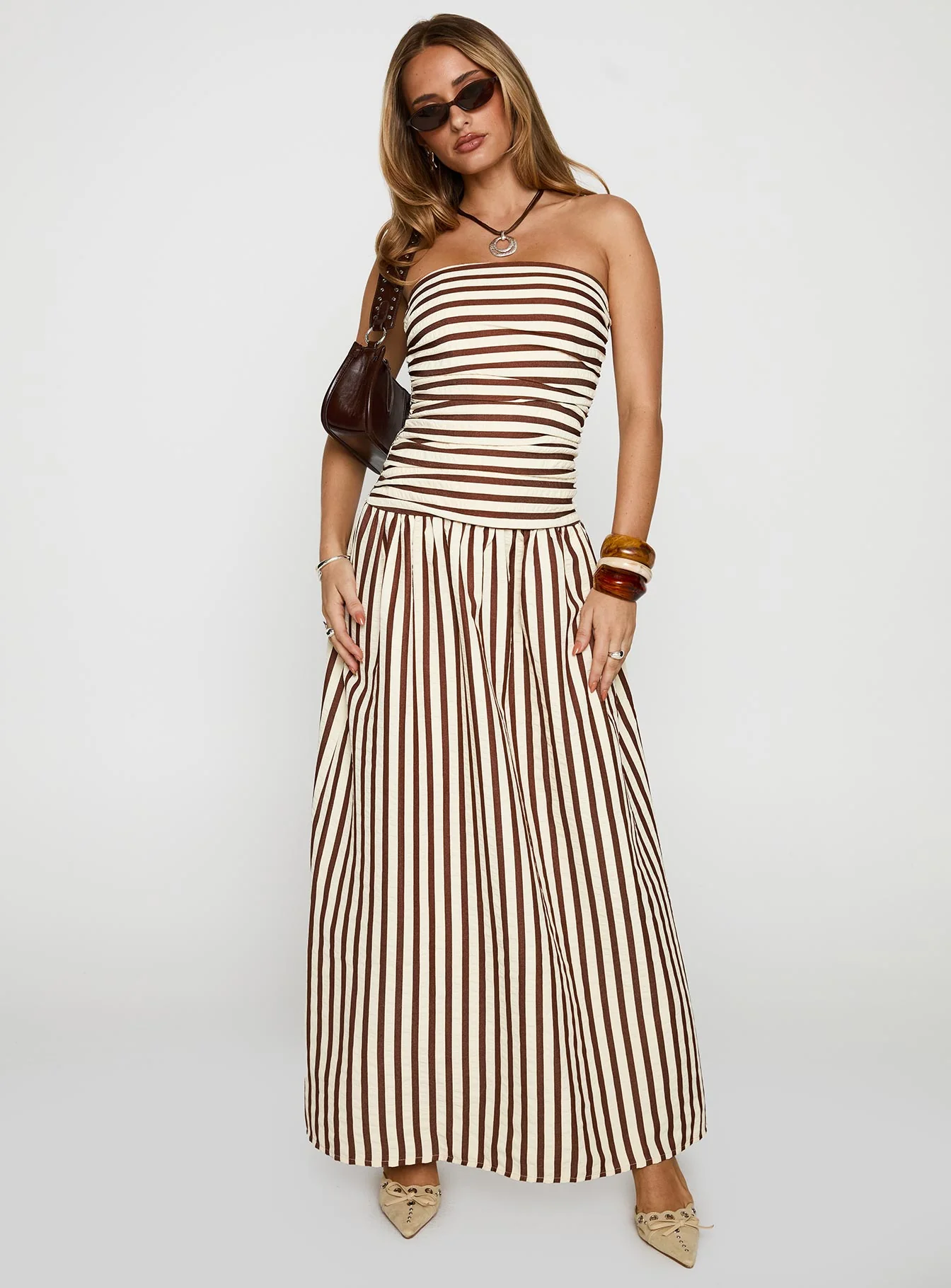 Adessa Strapless Maxi Dress Multi - Image 2