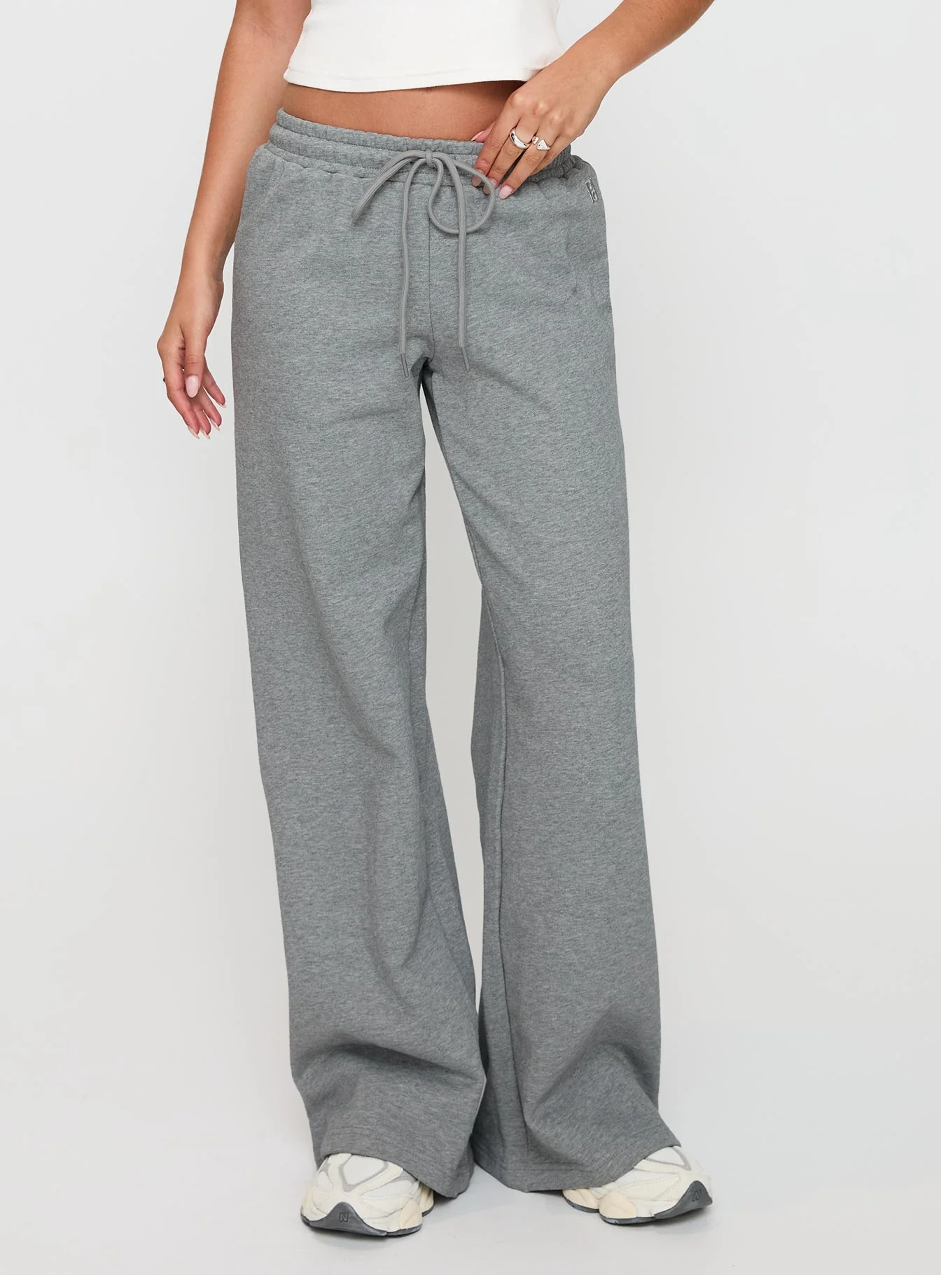 All Day Straight Leg Sweatpants Grey Marle - Image 2