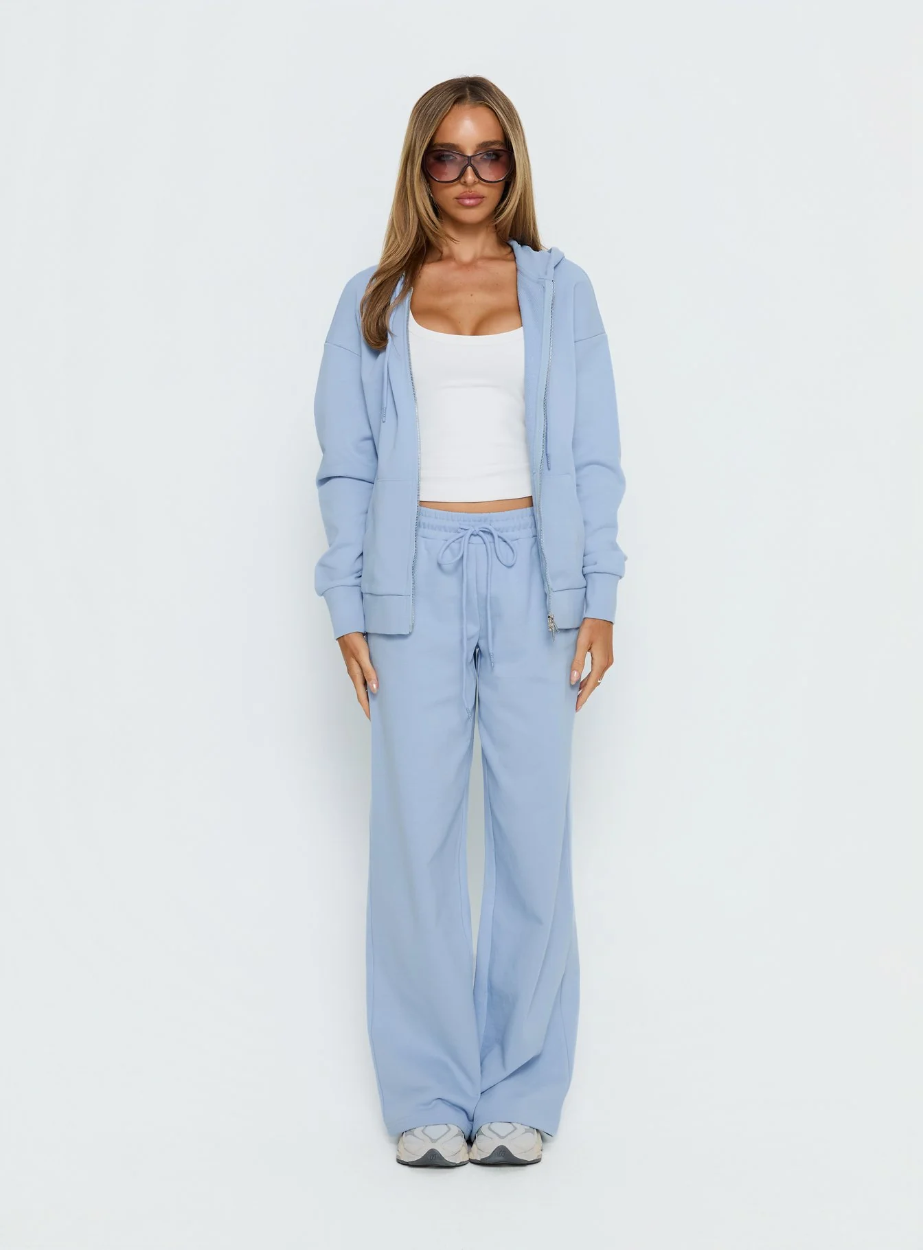 All Day Straight Leg Sweatpants Icy Blue - Image 7