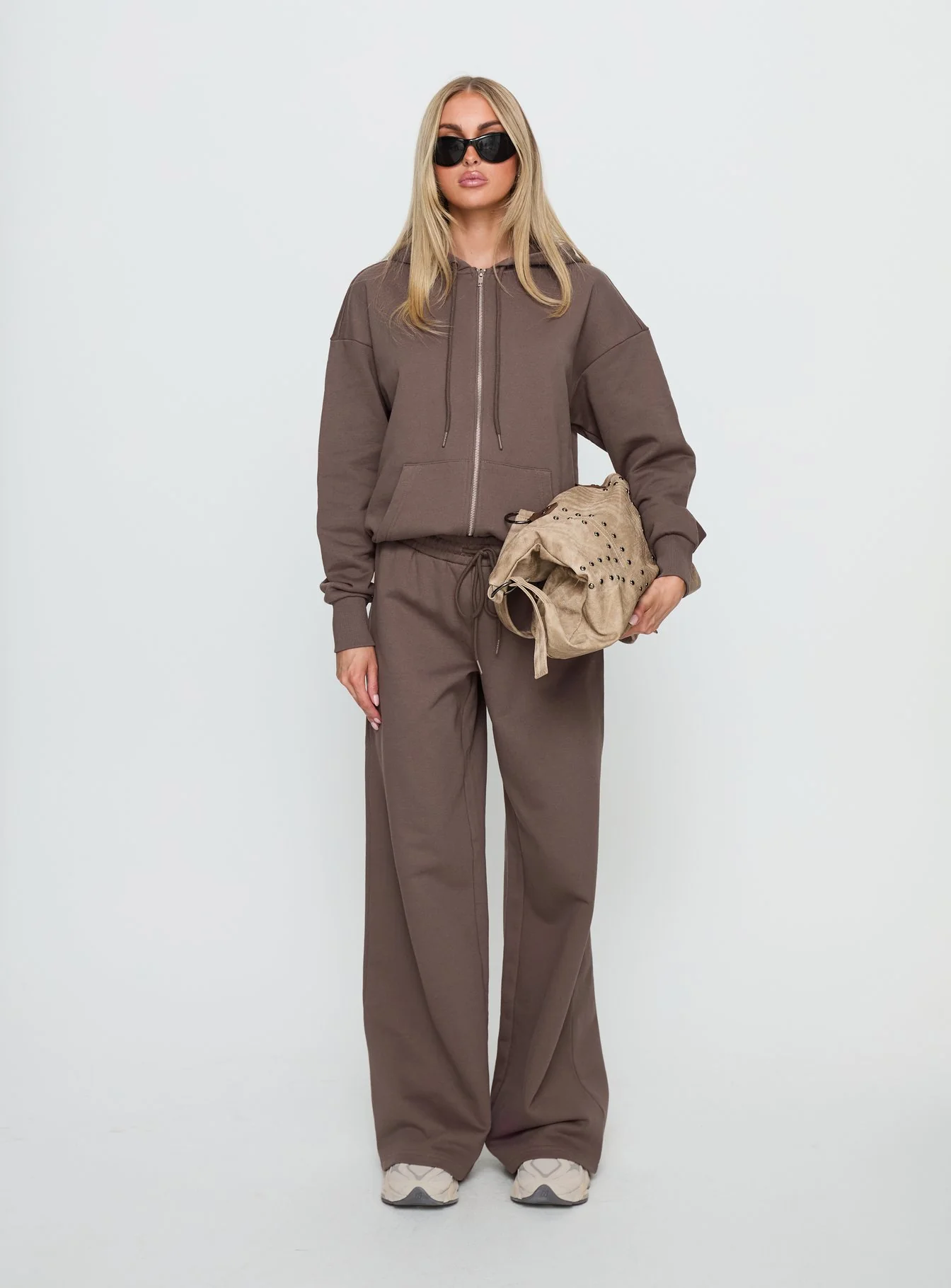 All Day Straight Leg Sweatpants Mocha - Image 7