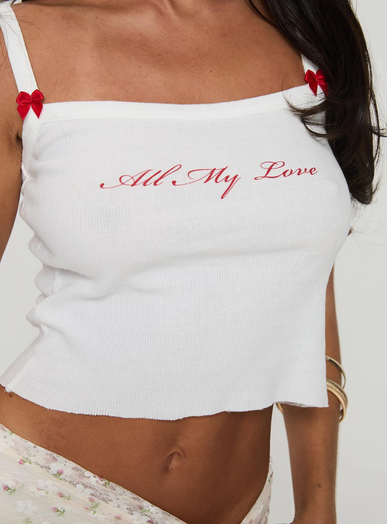All My Love Tank White - Image 6