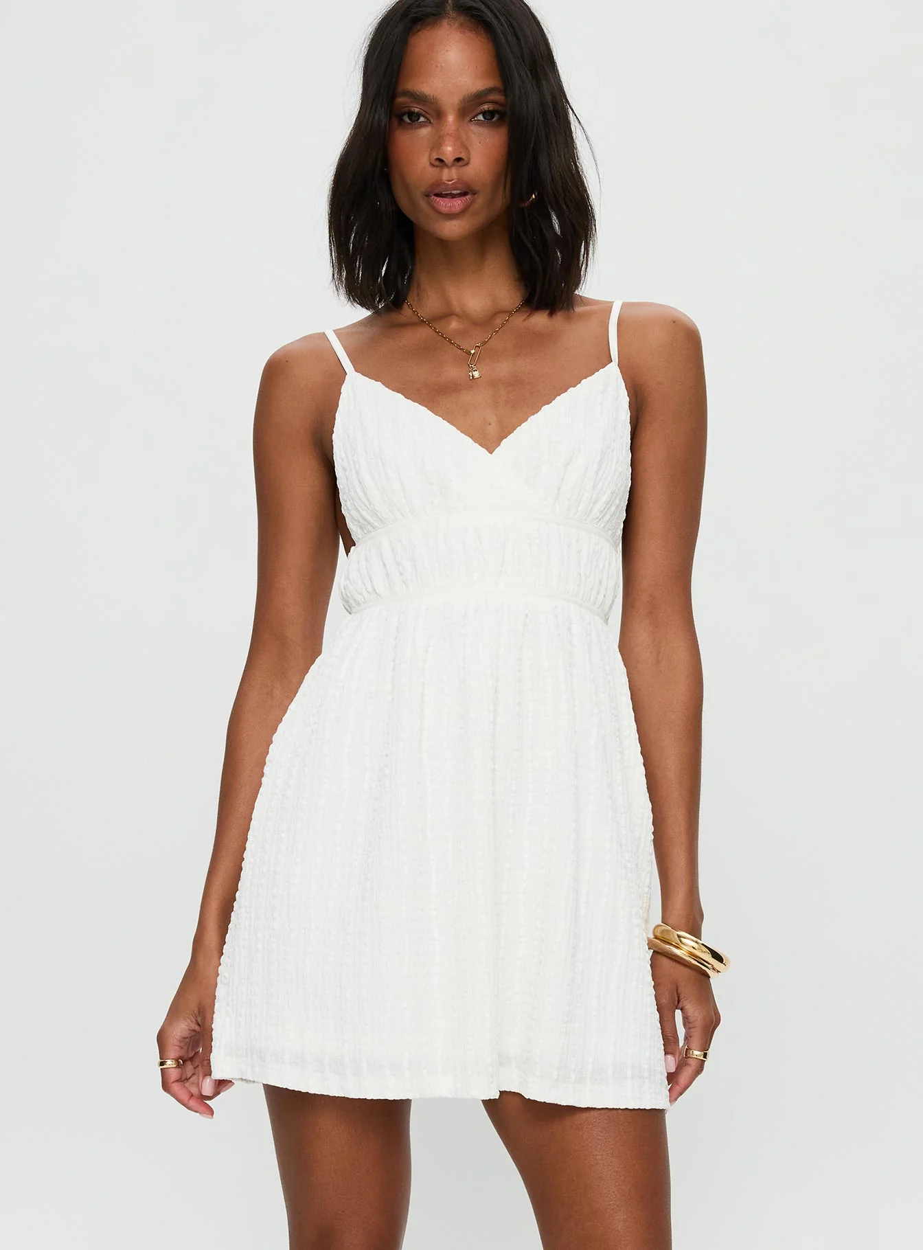 All Too Well Mini Dress White - Image 2