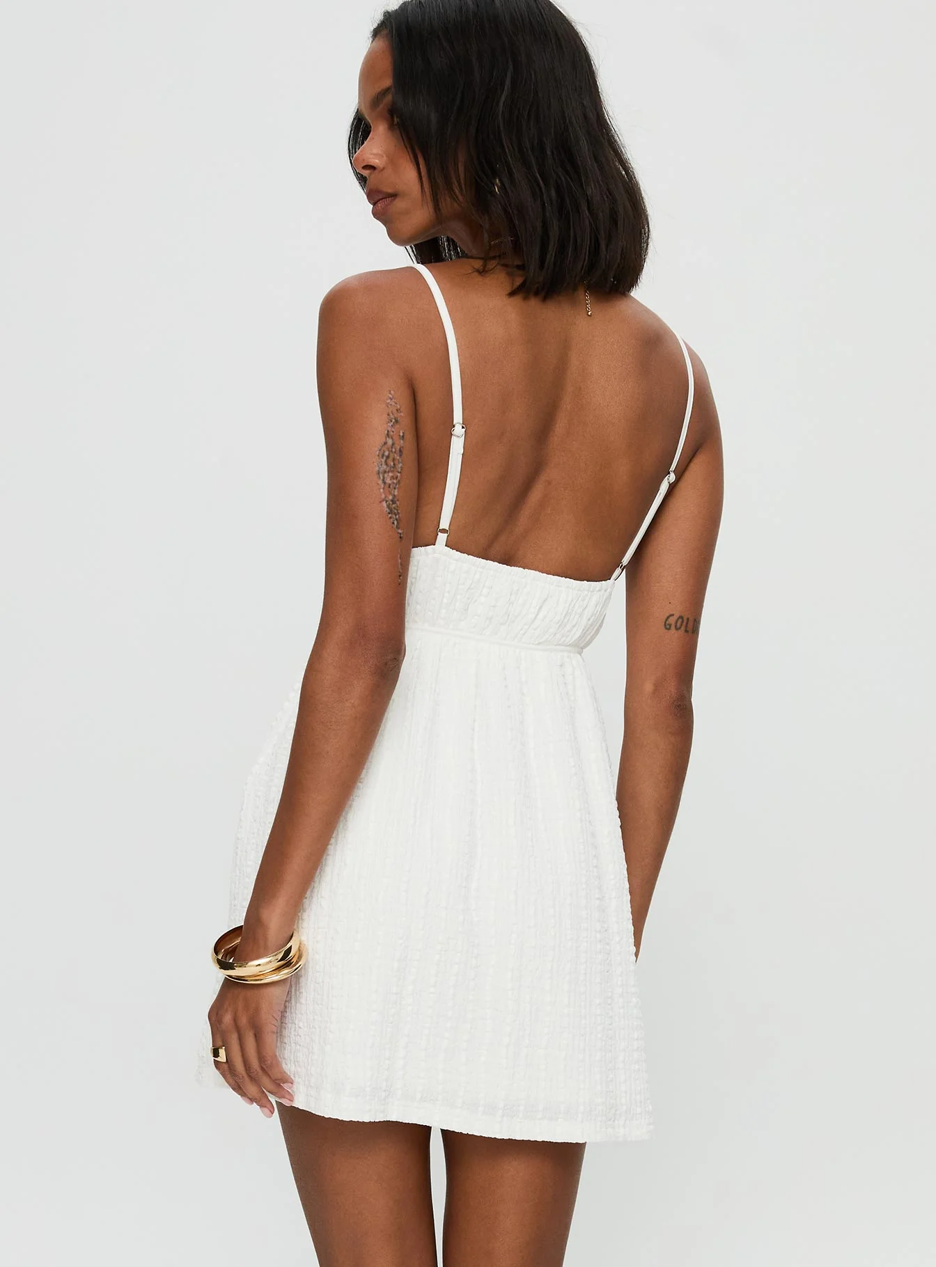 All Too Well Mini Dress White - Image 5