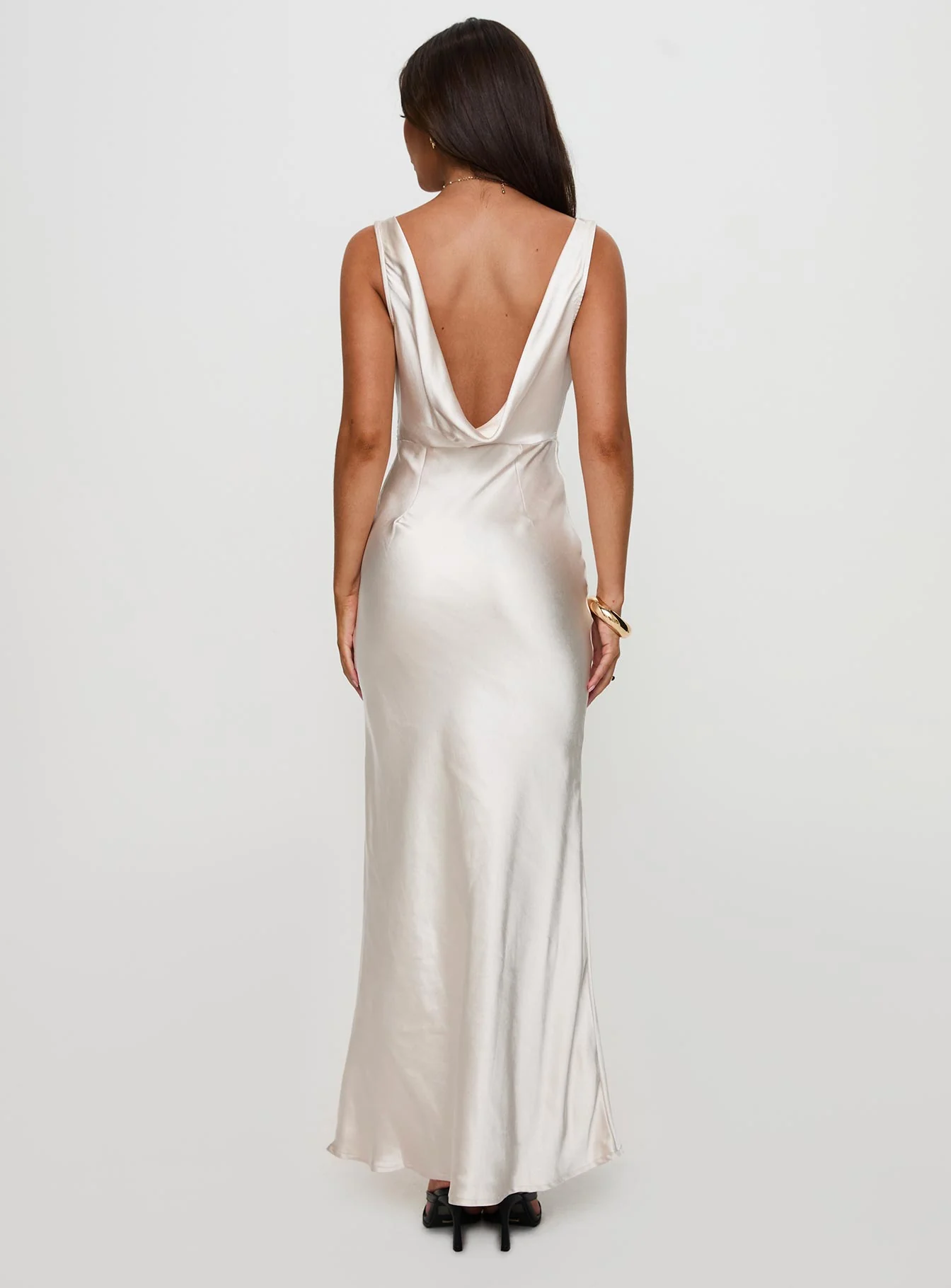 Allegra Maxi Dress Champagne - Image 11