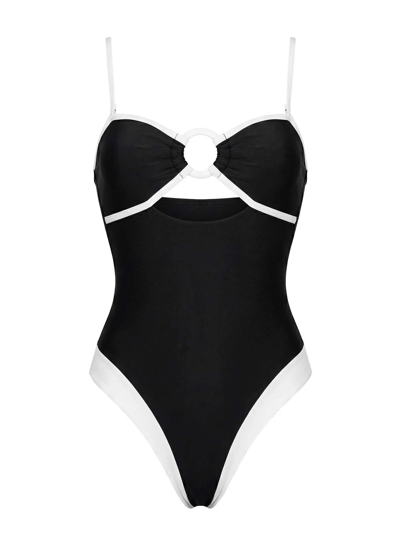 Alycee Ring One Piece Black / White - Image 5