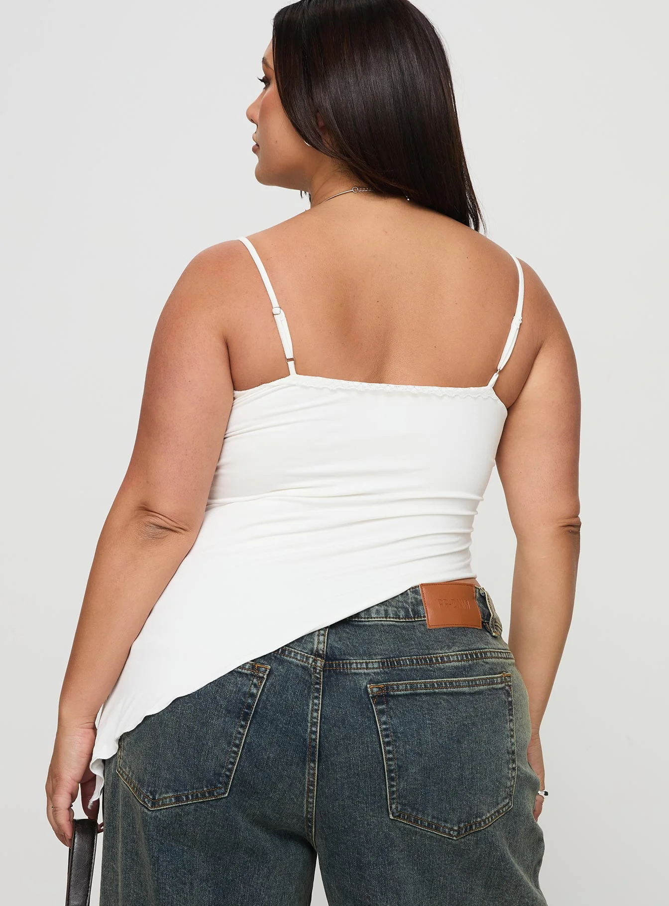 Amabella Asymmetric Top White Curve - Image 5