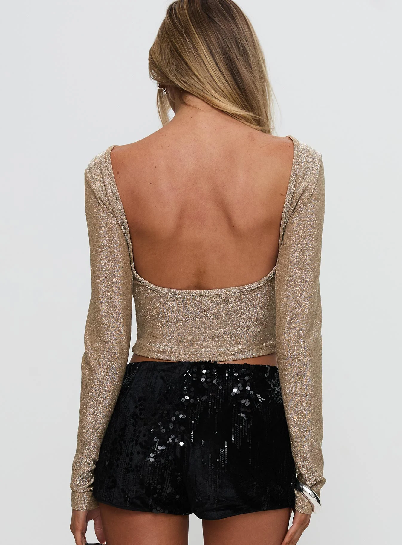 Amaltheia Long Sleeve Top Gold - Image 5