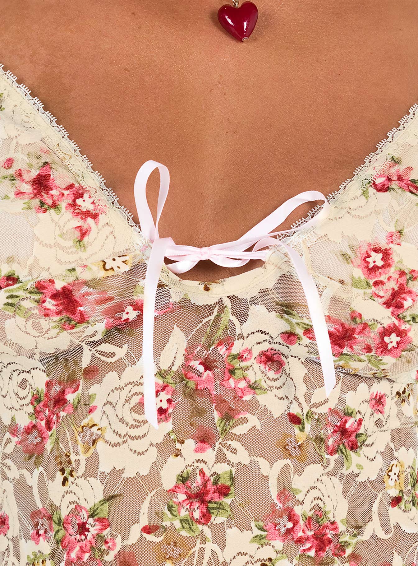 Amessa Lace Top Floral - Image 6