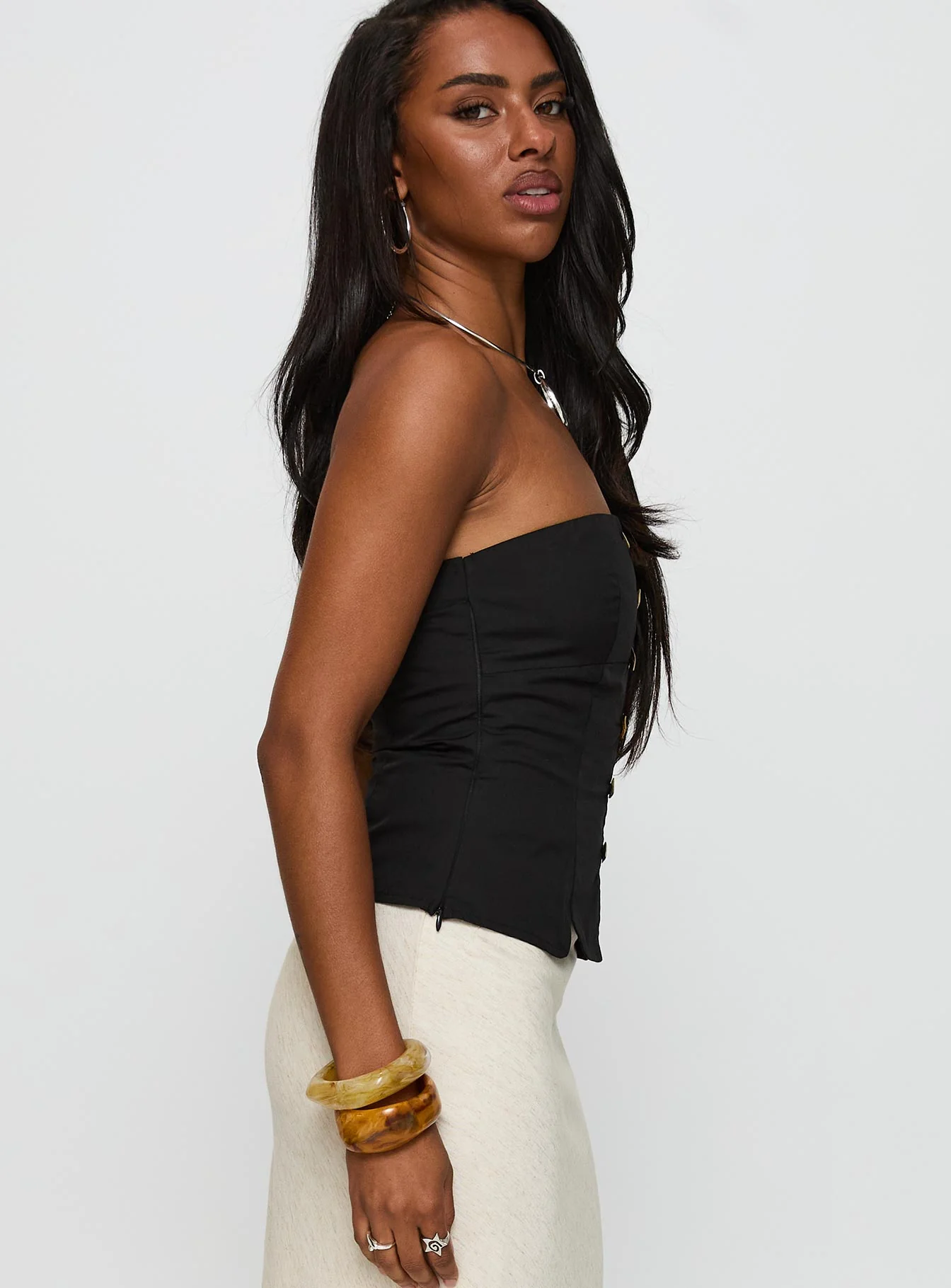 Analeia Strapless Top Black - Image 4