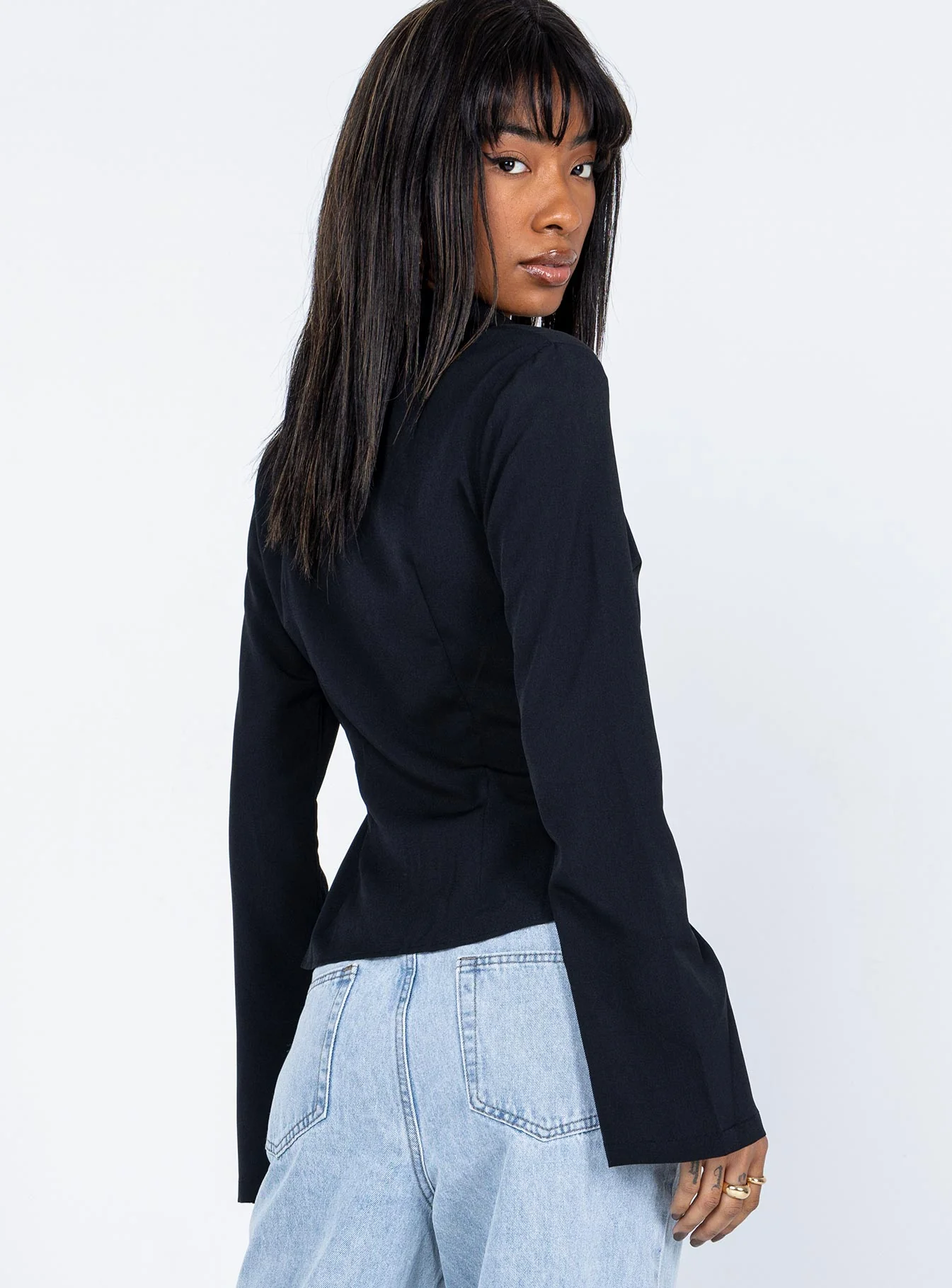 Anni Shirt Black - Image 4