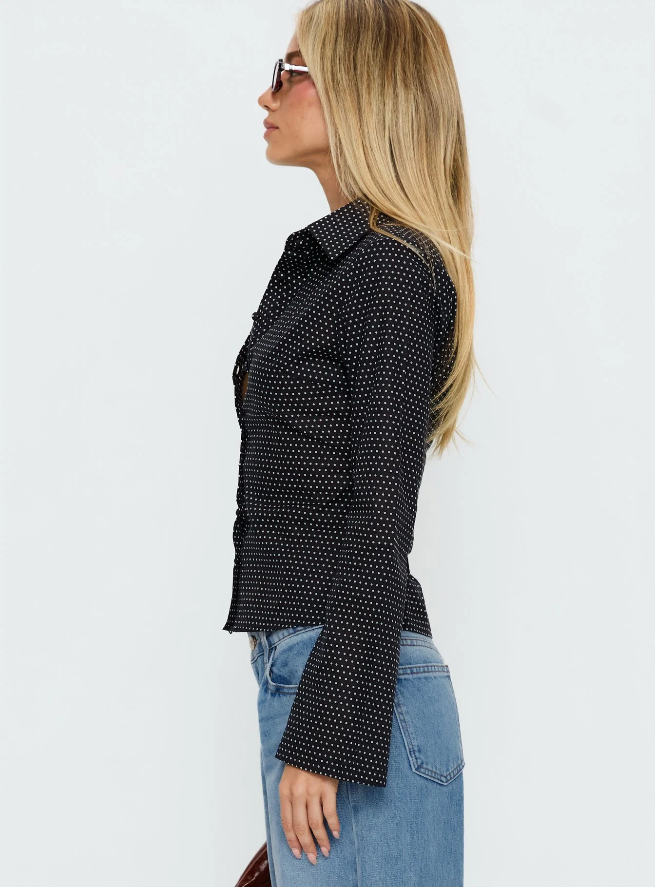 Anni Shirt Black Polka - Image 4
