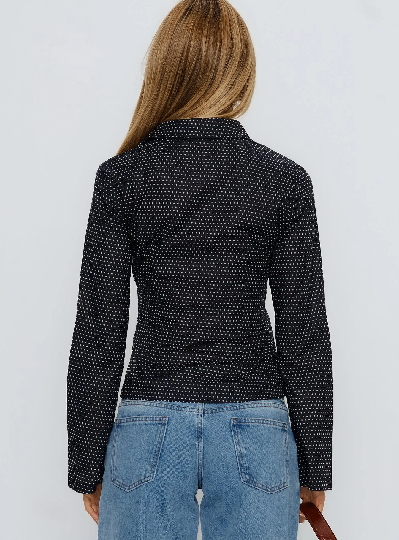Anni Shirt Black Polka - Image 5
