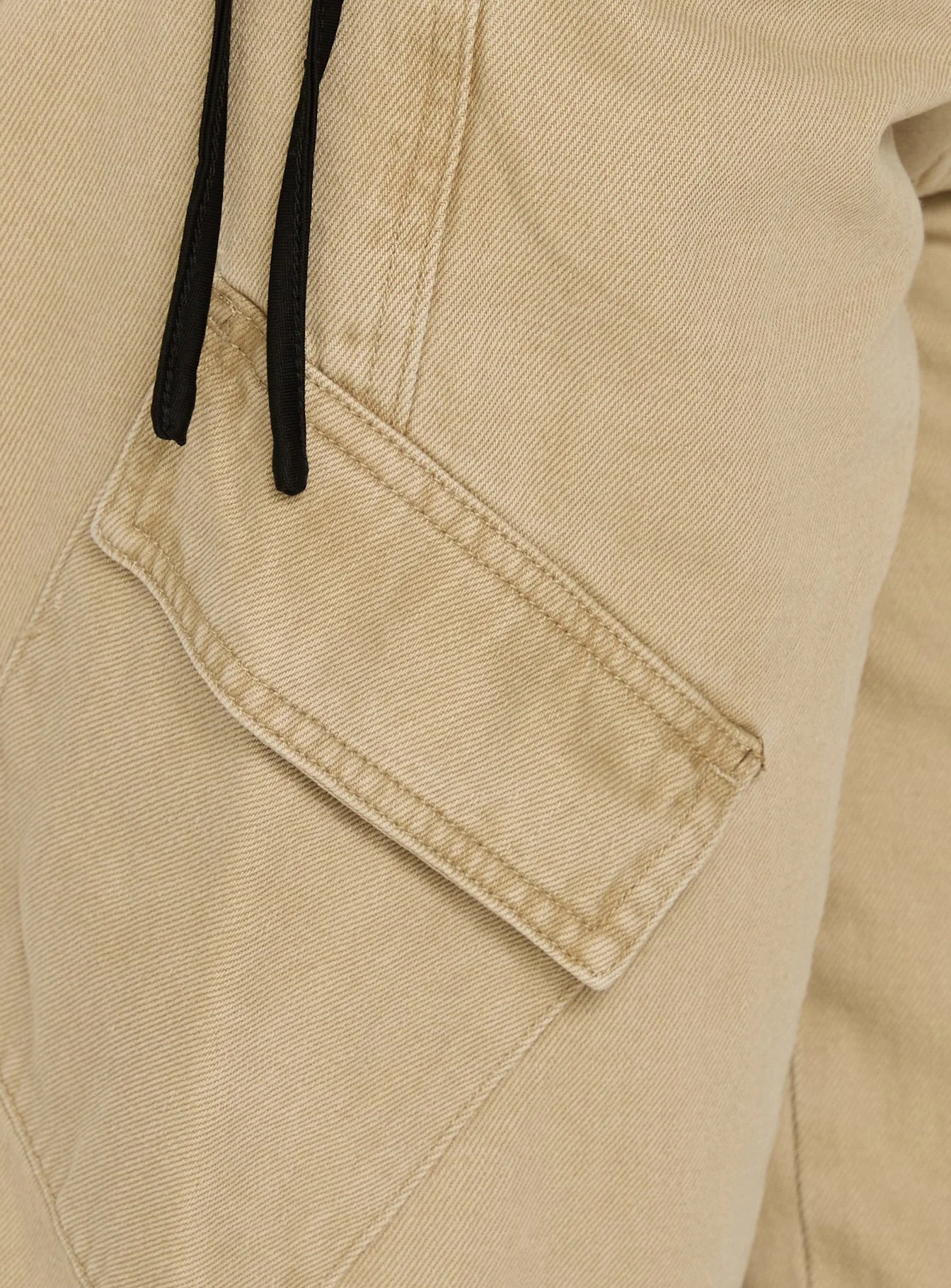 Apres Tie Waist Jorts Stone - Image 7