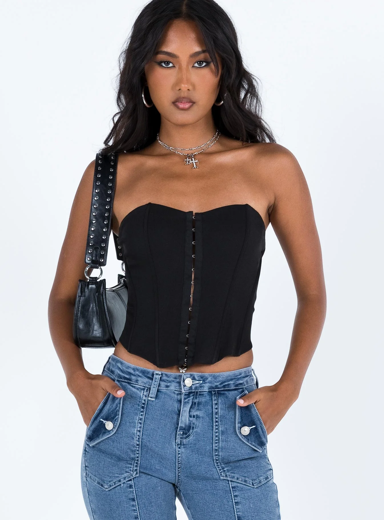Archer Corset Top Black - Image 2