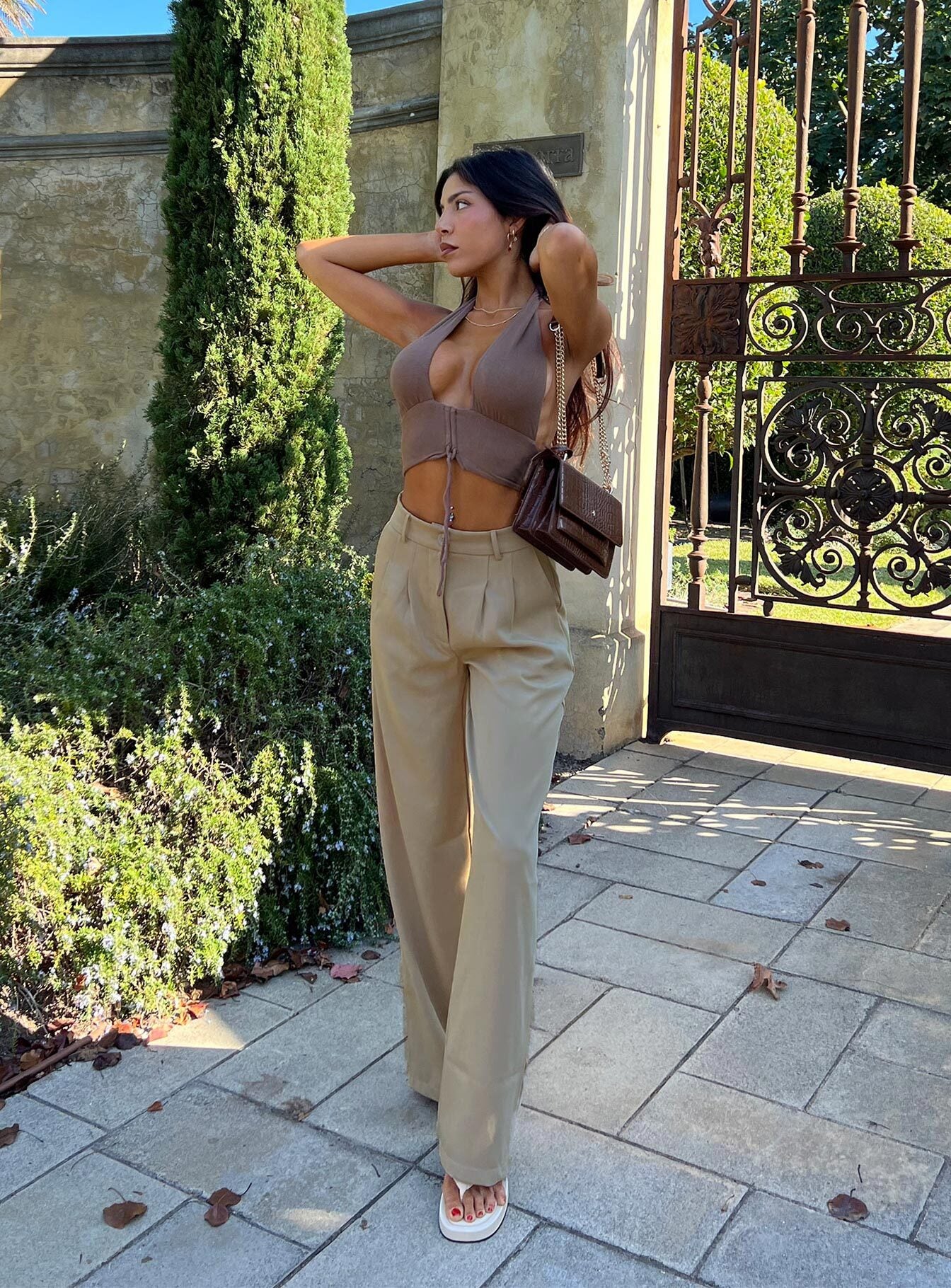 Archer Pants Taupe Tall - Image 8
