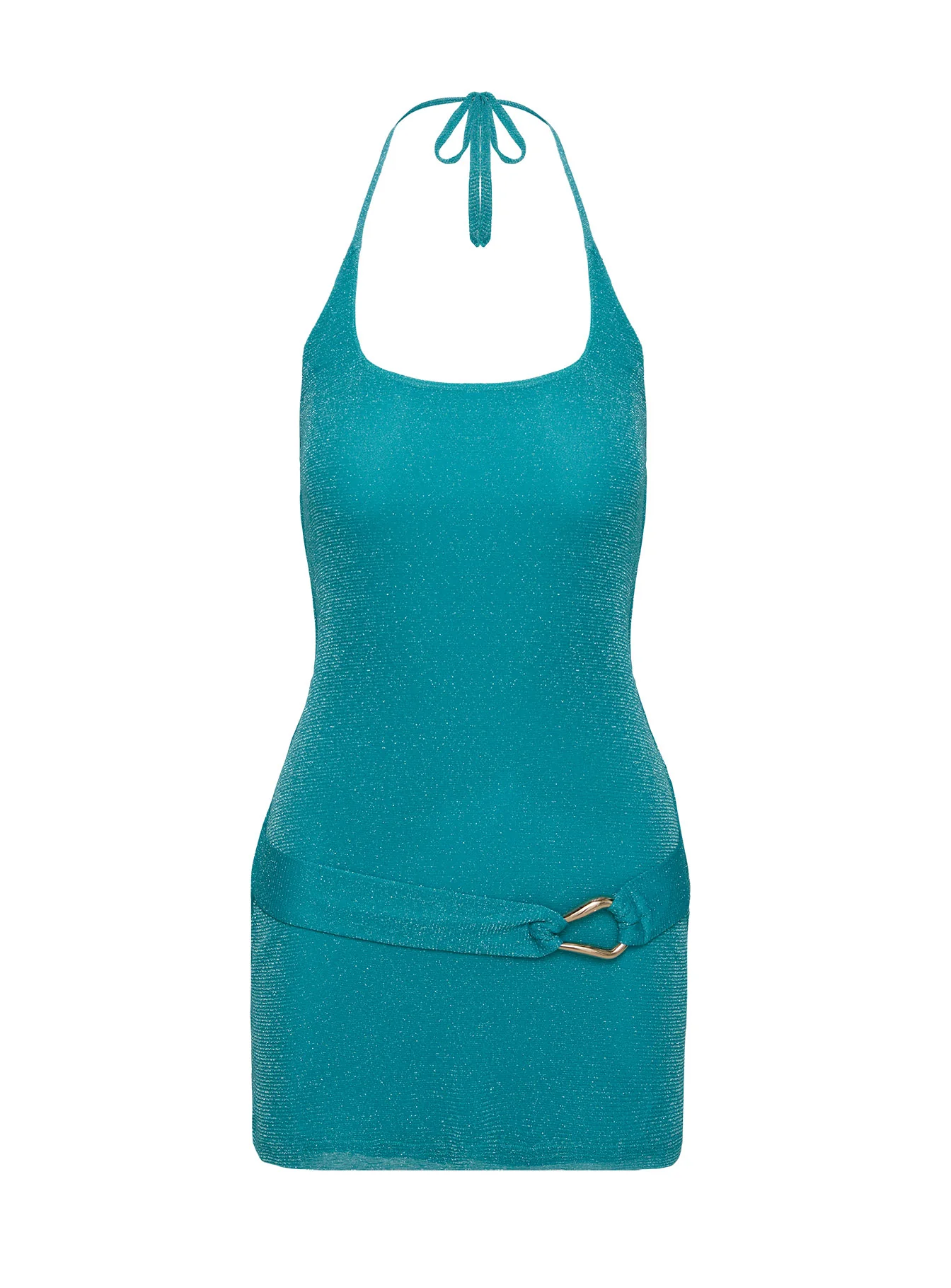 Armonia Mini Dress Teal Petite - Image 6