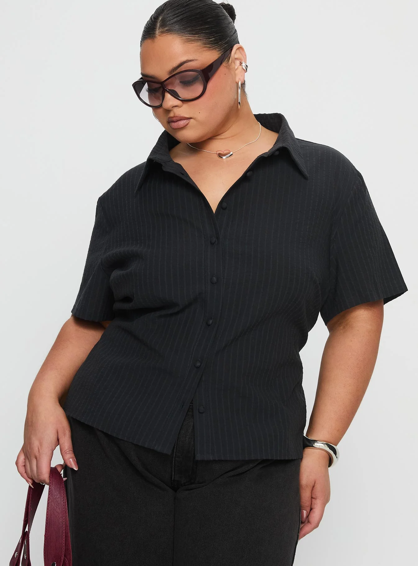 Arnica Top Black Stripe Curve - Image 2