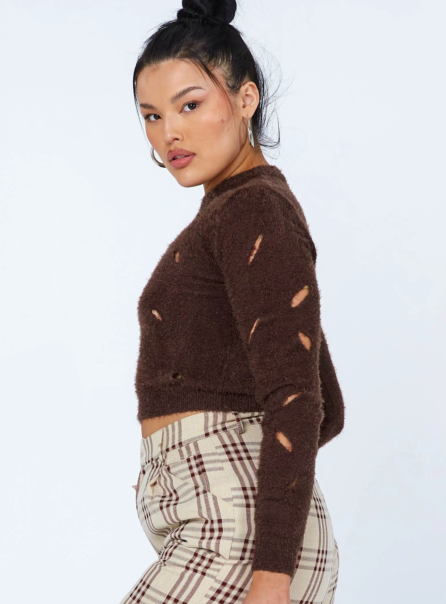 Astrella Sweater/Jumper Brown - Image 3