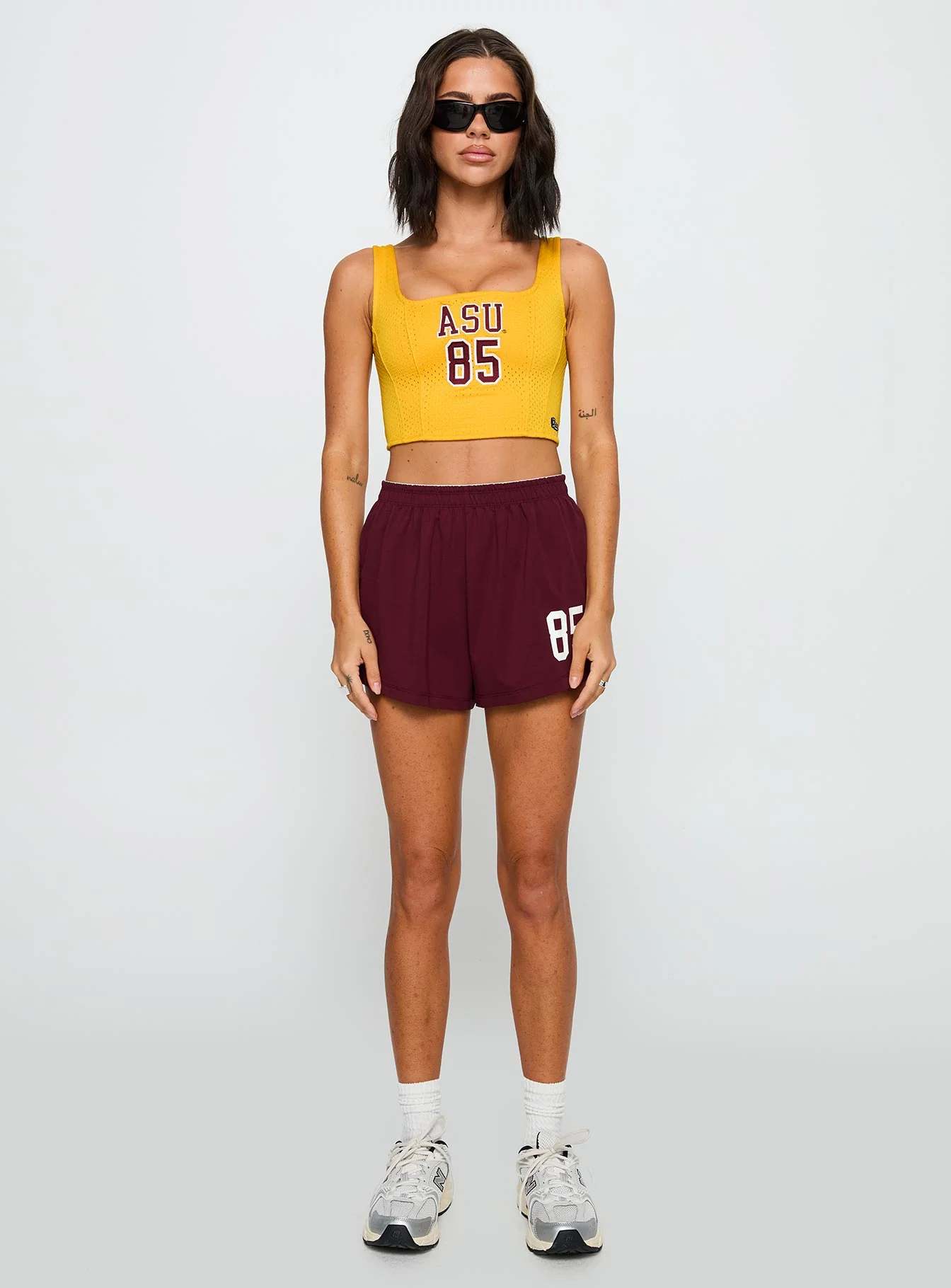 ASU Jersey Corset Top Gold - Image 7