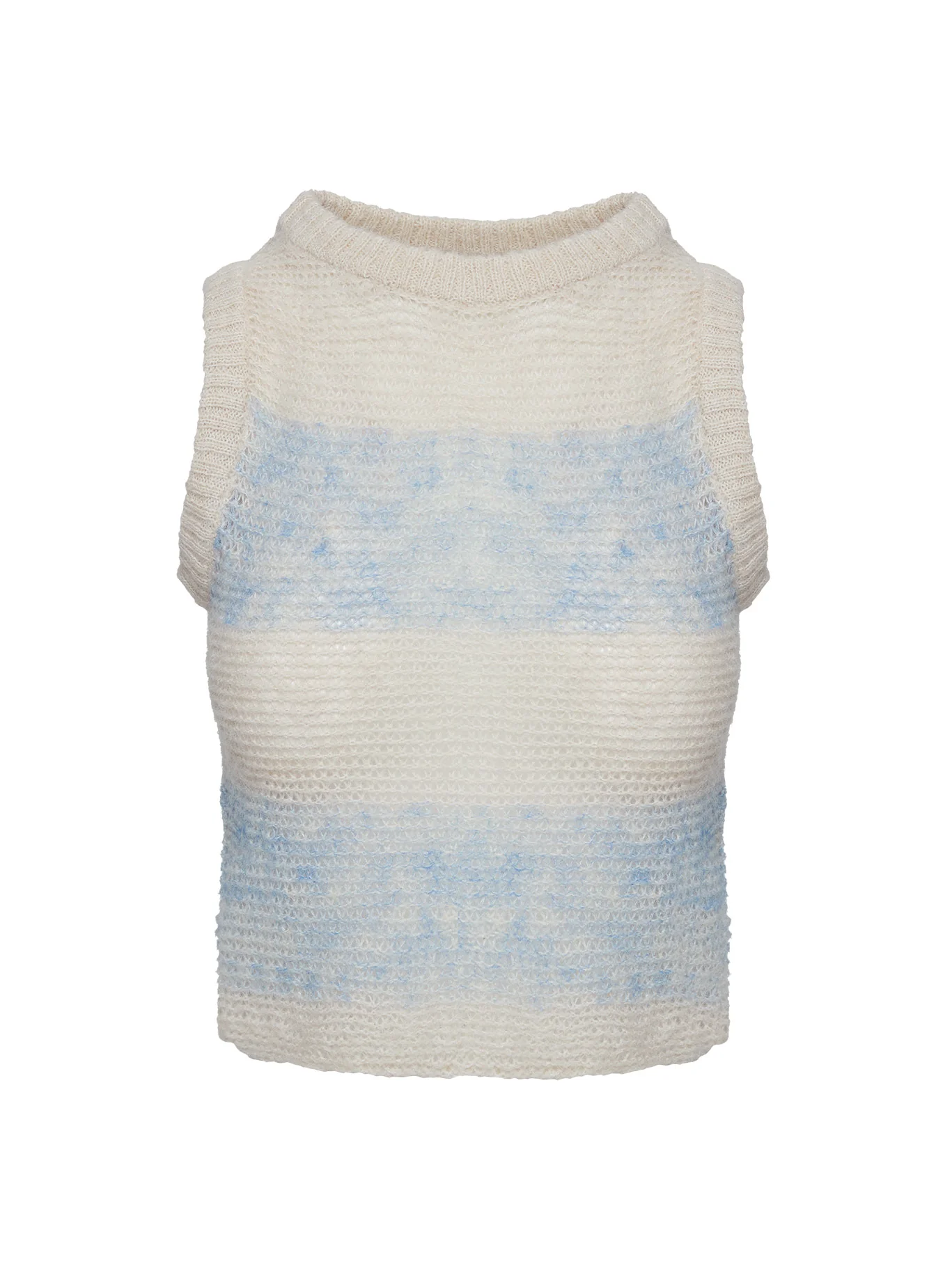 Asumi Knit Top Cream/blue - Image 5