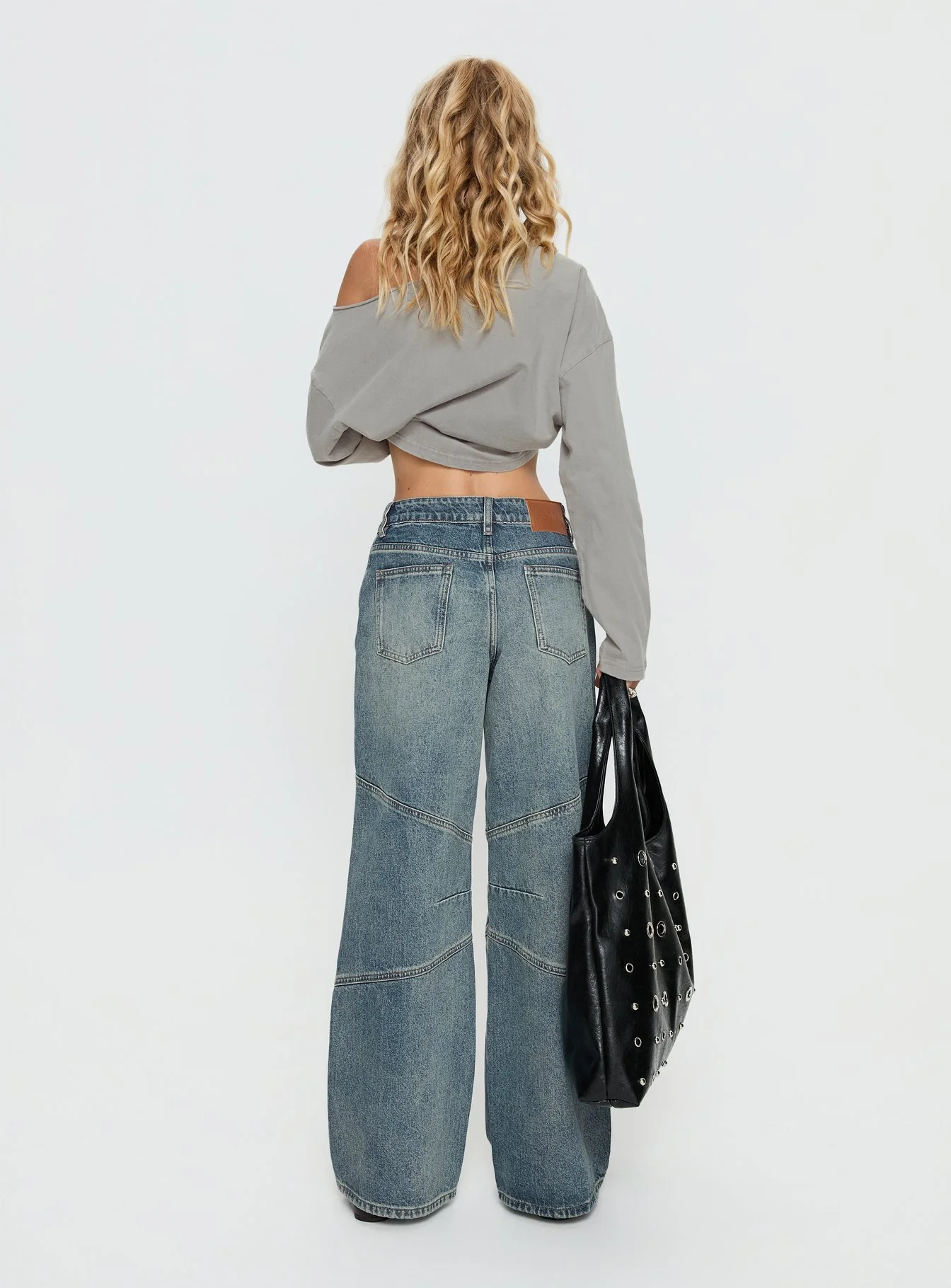 Atmosphere Mid Rise Straight Leg Jeans Antique Wash - Image 5