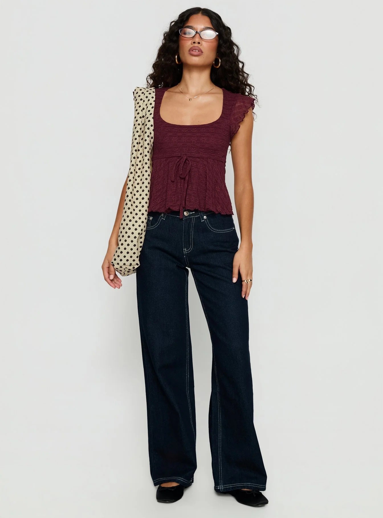 Auroraah Frill Top Cherry - Image 3