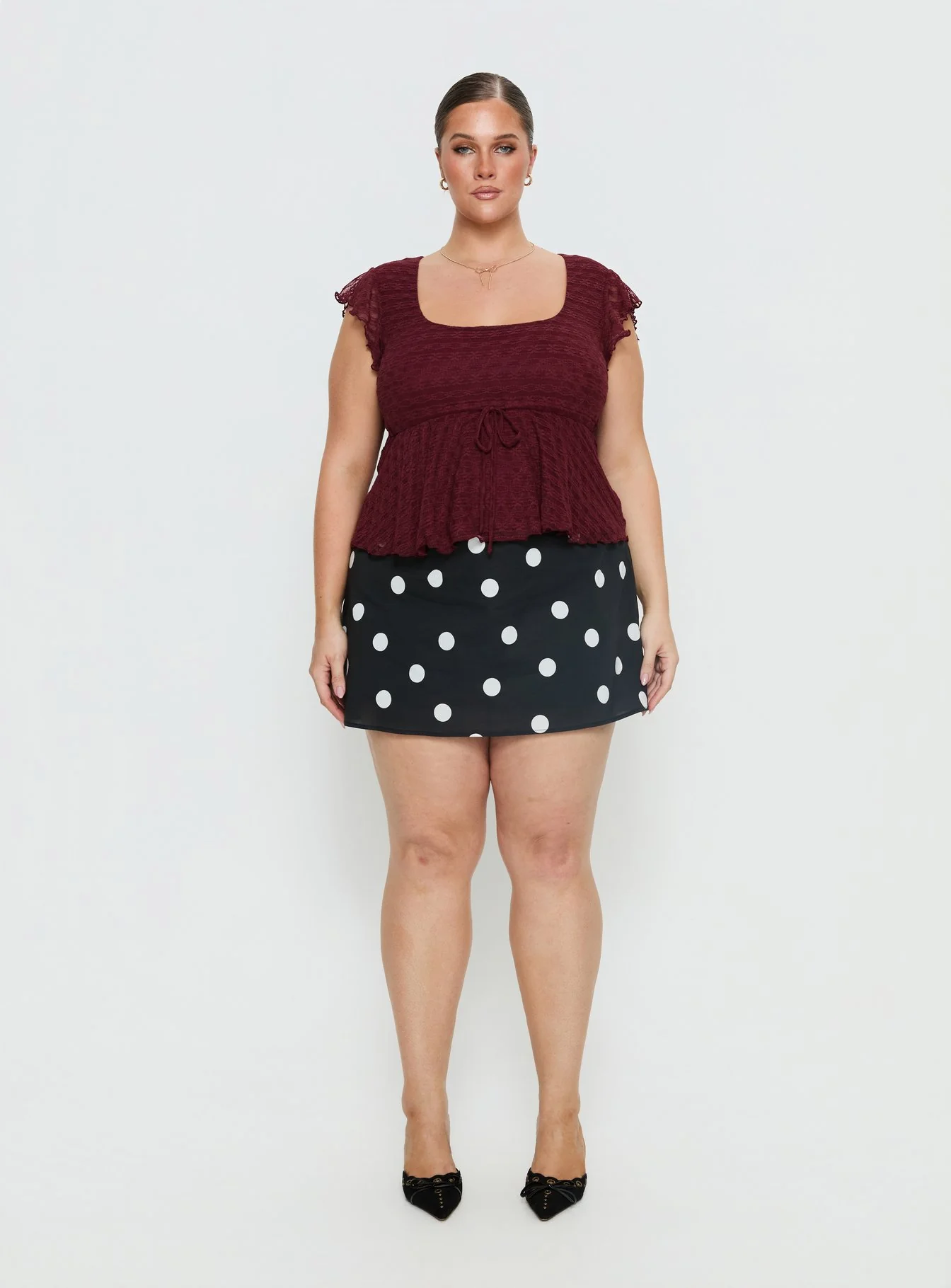 Auroraah Frill Top Cherry Curve - Image 6