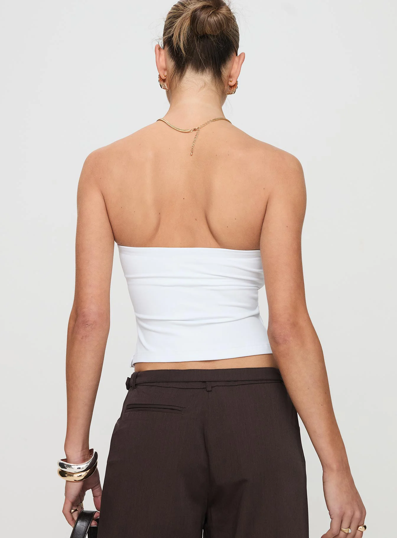 Aurorah Strapless Top White - Image 5
