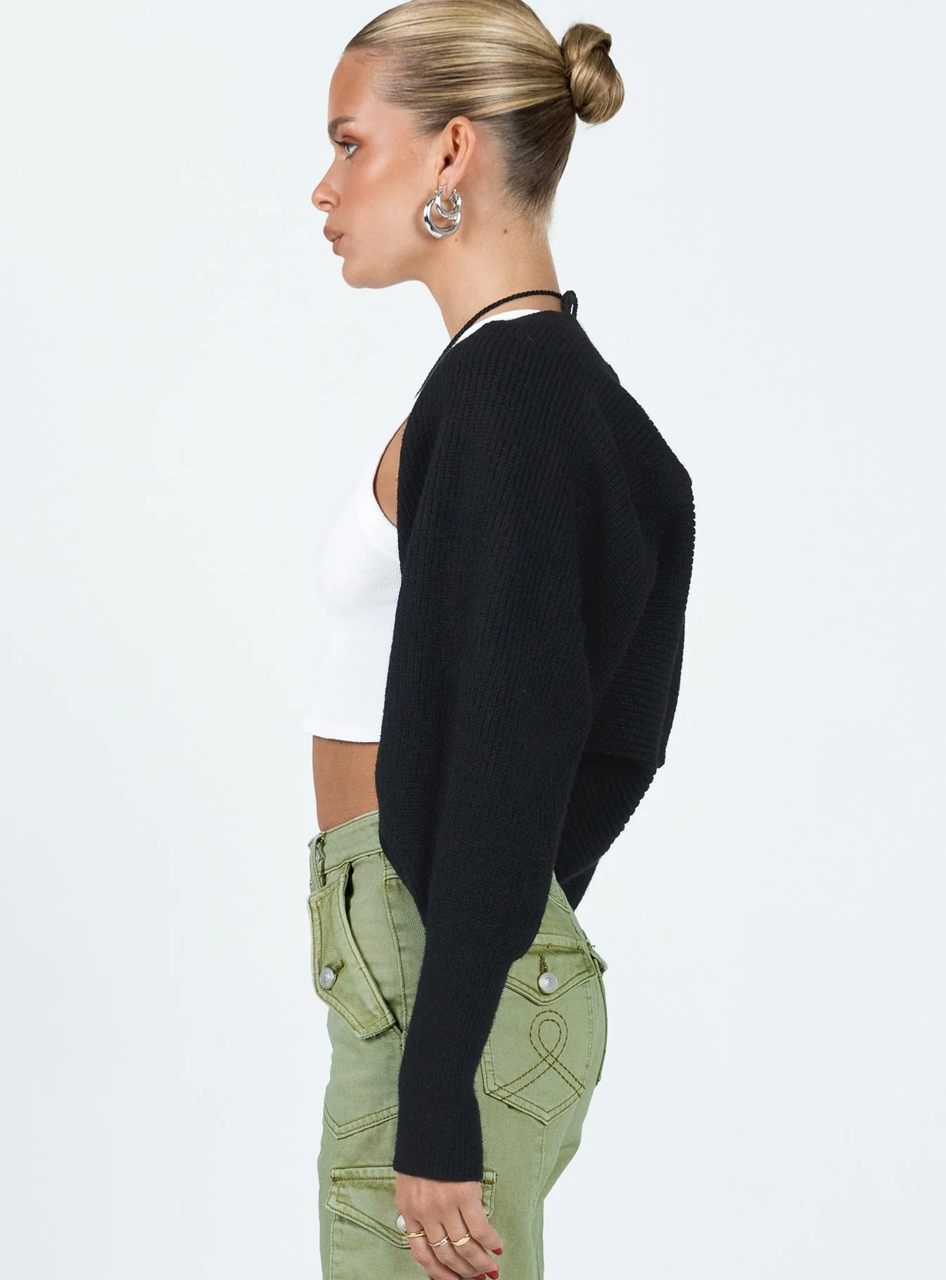 Aviana Cardigan Black - Image 3