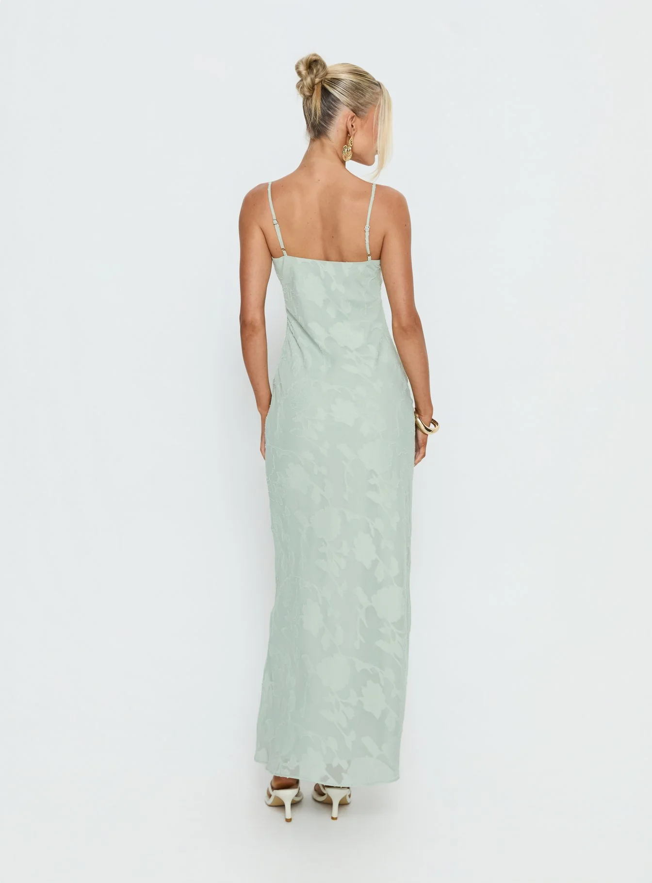 Avienna Maxi Dress Sage Burnout - Image 5