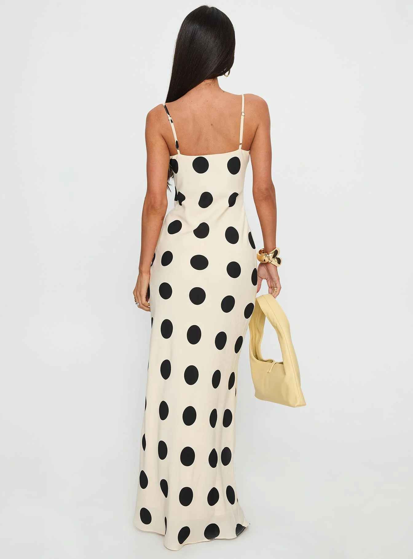 Avienna Maxi Dress Cream / Polka Dot - Image 5