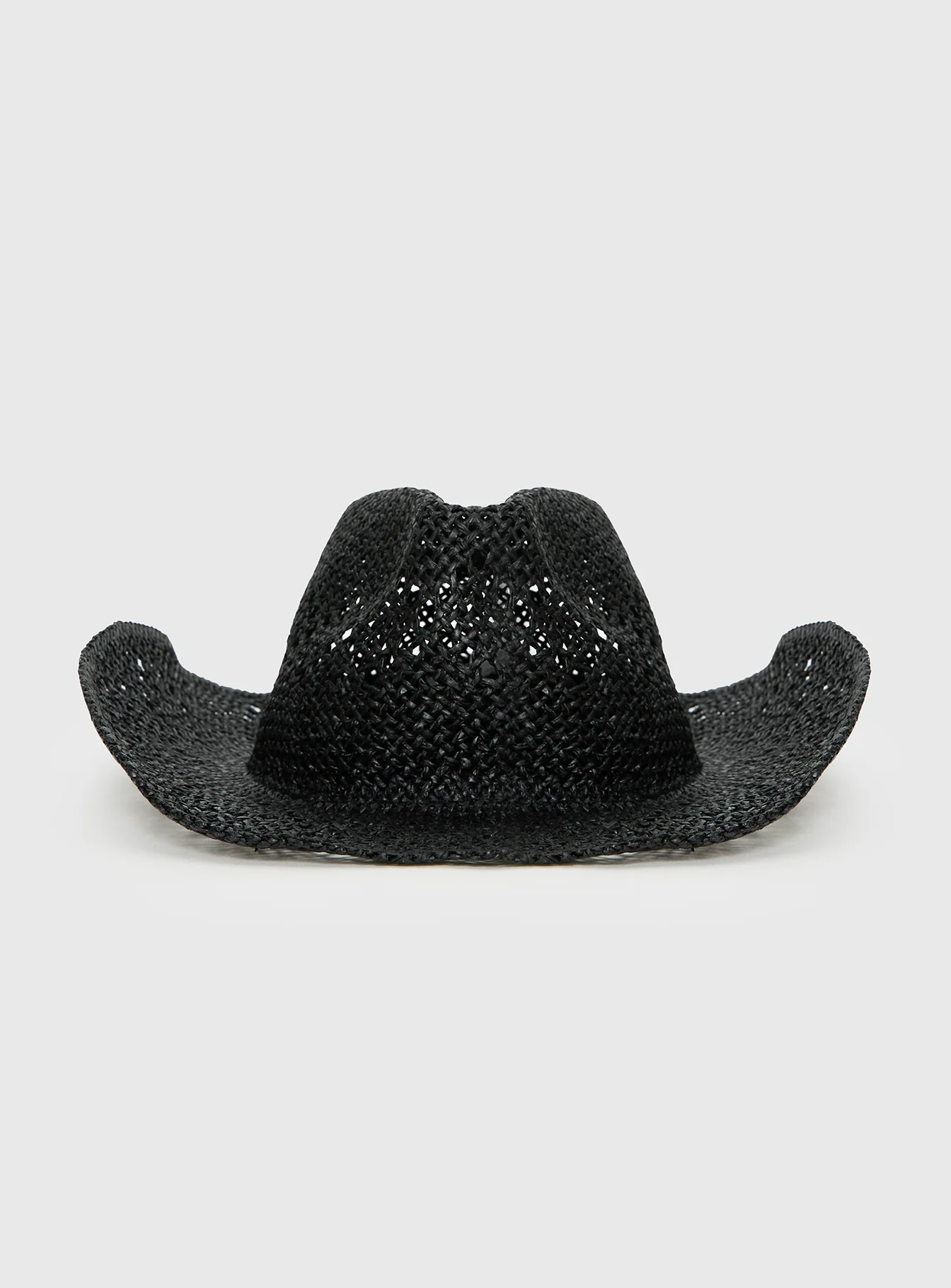 Avyanna Straw Cowboy Hat Black - Image 2