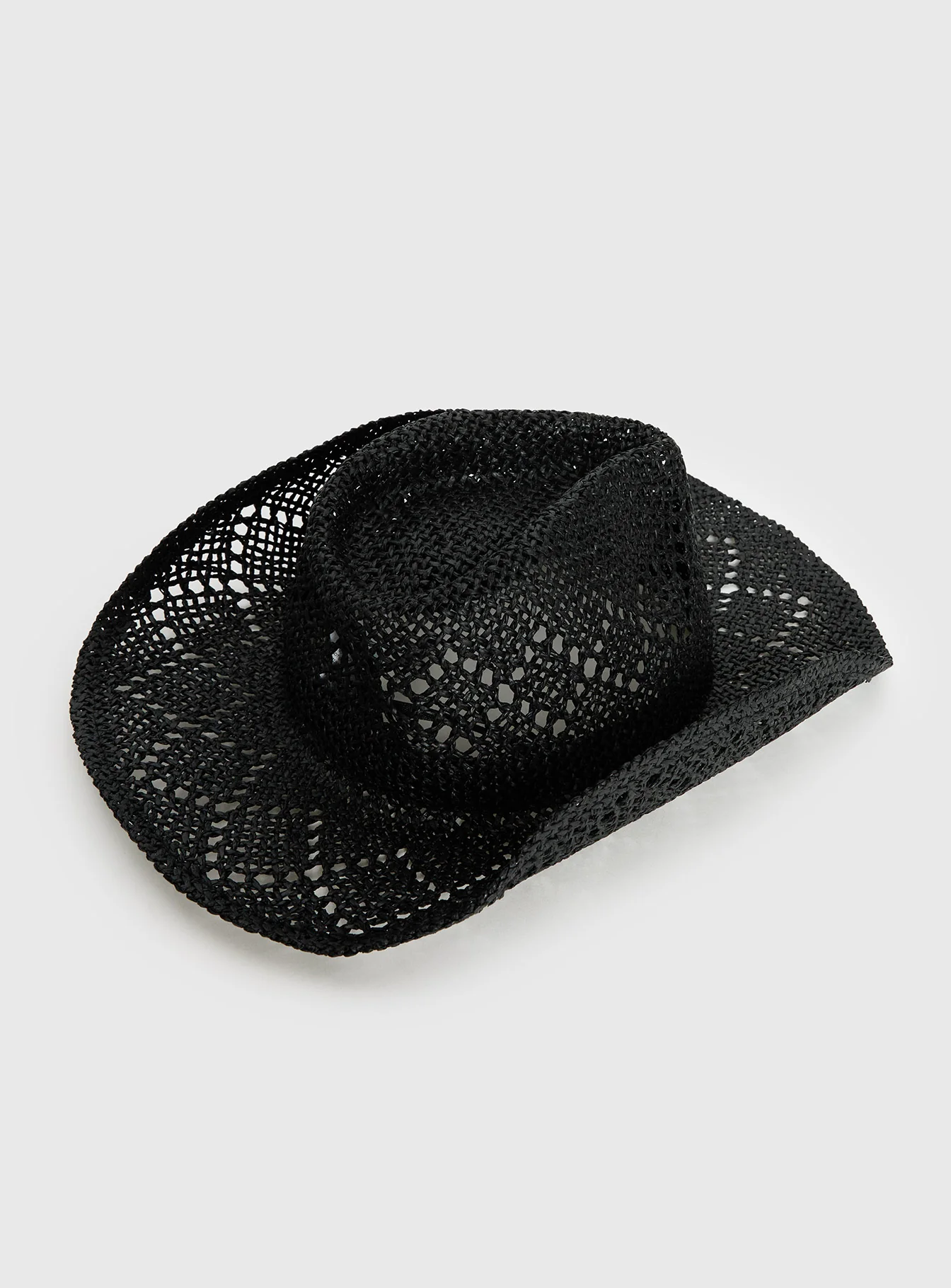 Avyanna Straw Cowboy Hat Black - Image 3
