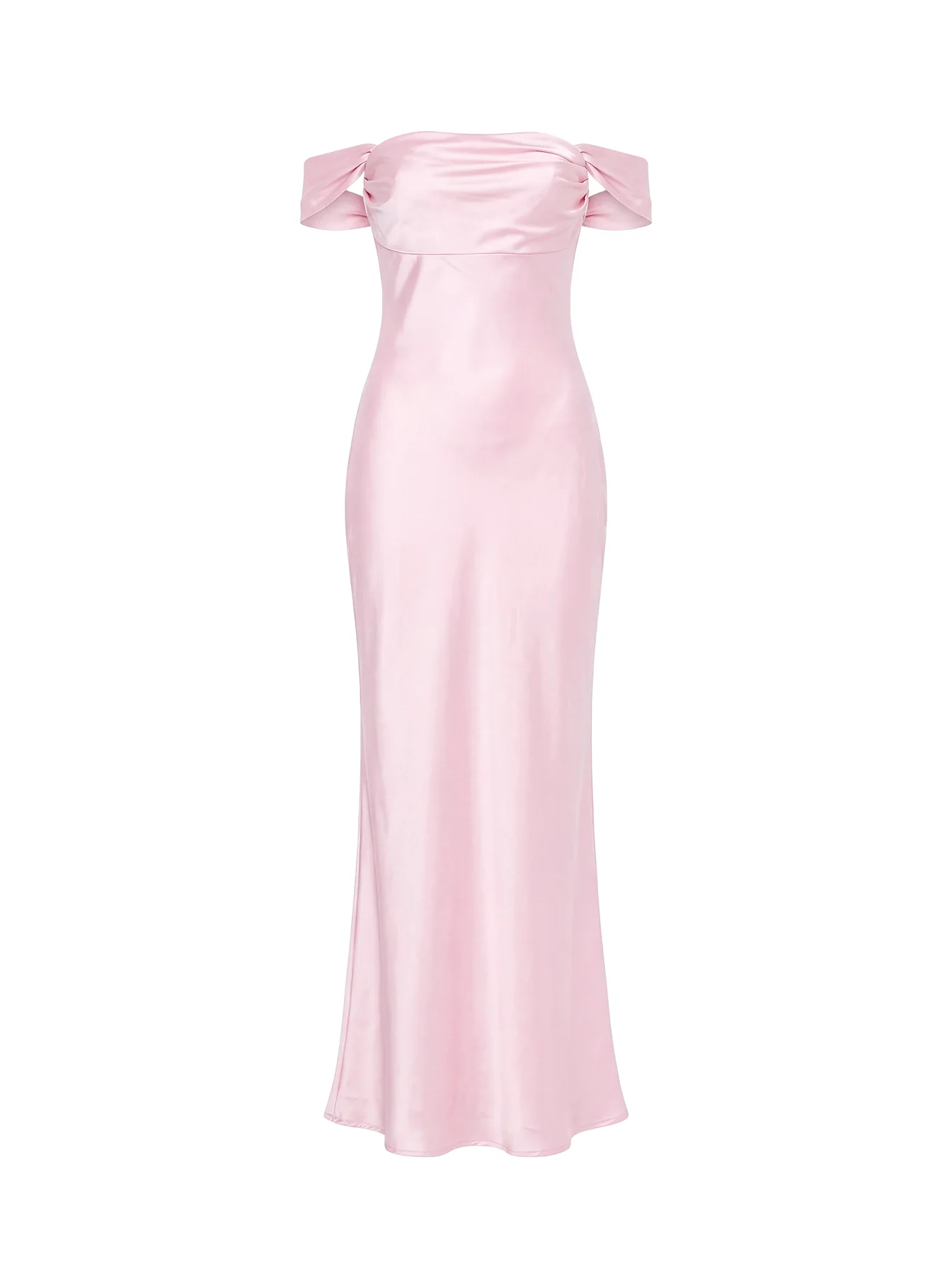 Azura Off The Shoulder Maxi Dress Pink - Image 15