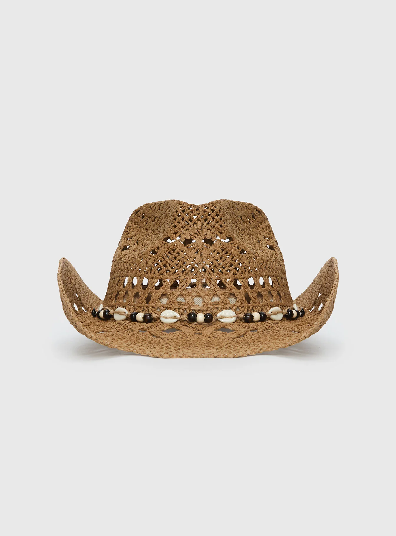 Azuria Straw Cowboy Hat Tan - Image 2
