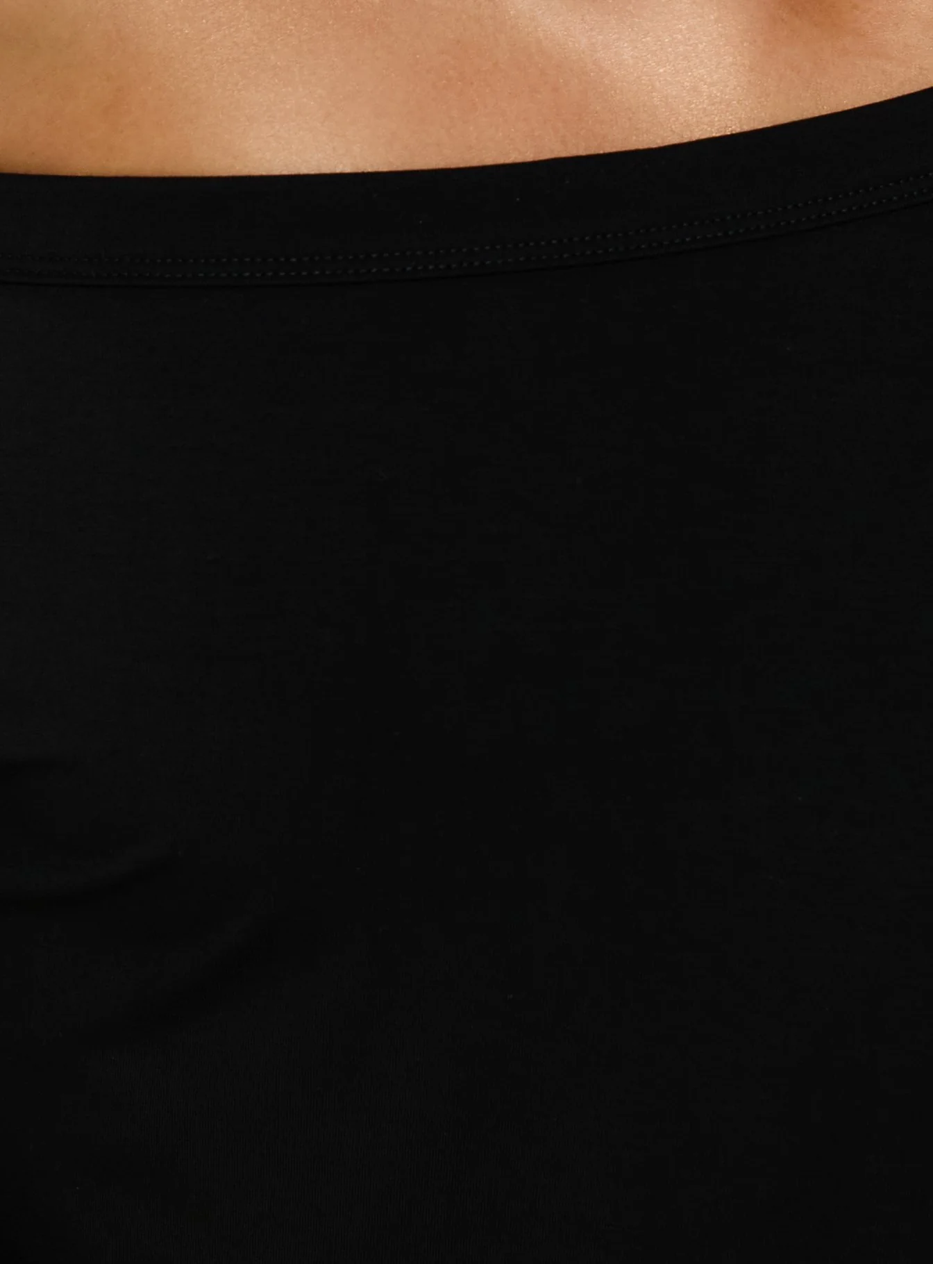 Bailea Off Shoulder Cropped Tee Black - Image 6