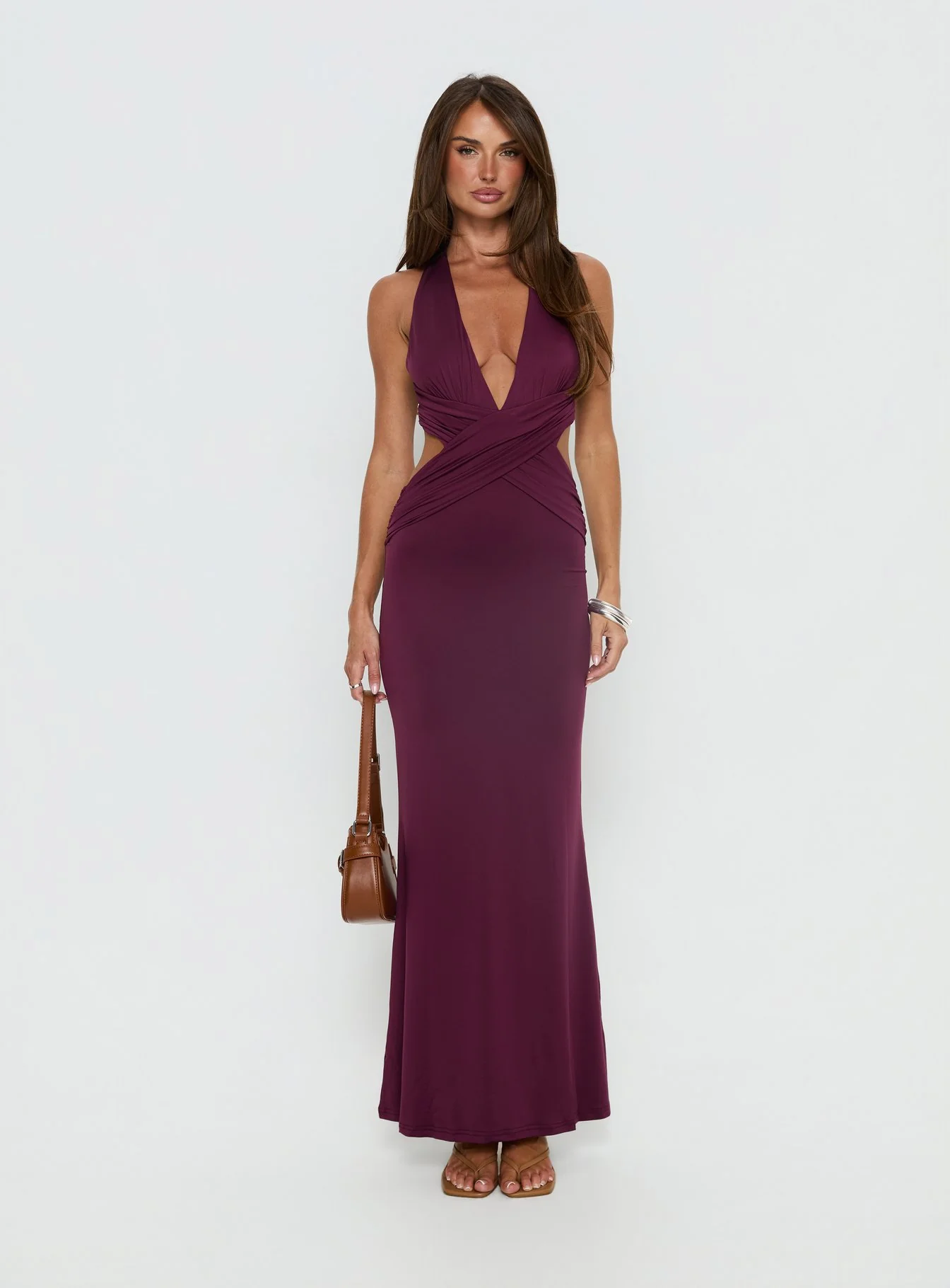 Bambia Maxi Dress Purple - Image 7