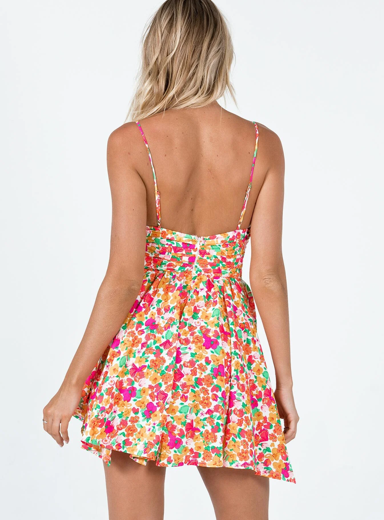 Barrett Mini Dress Multi Floral - Image 6