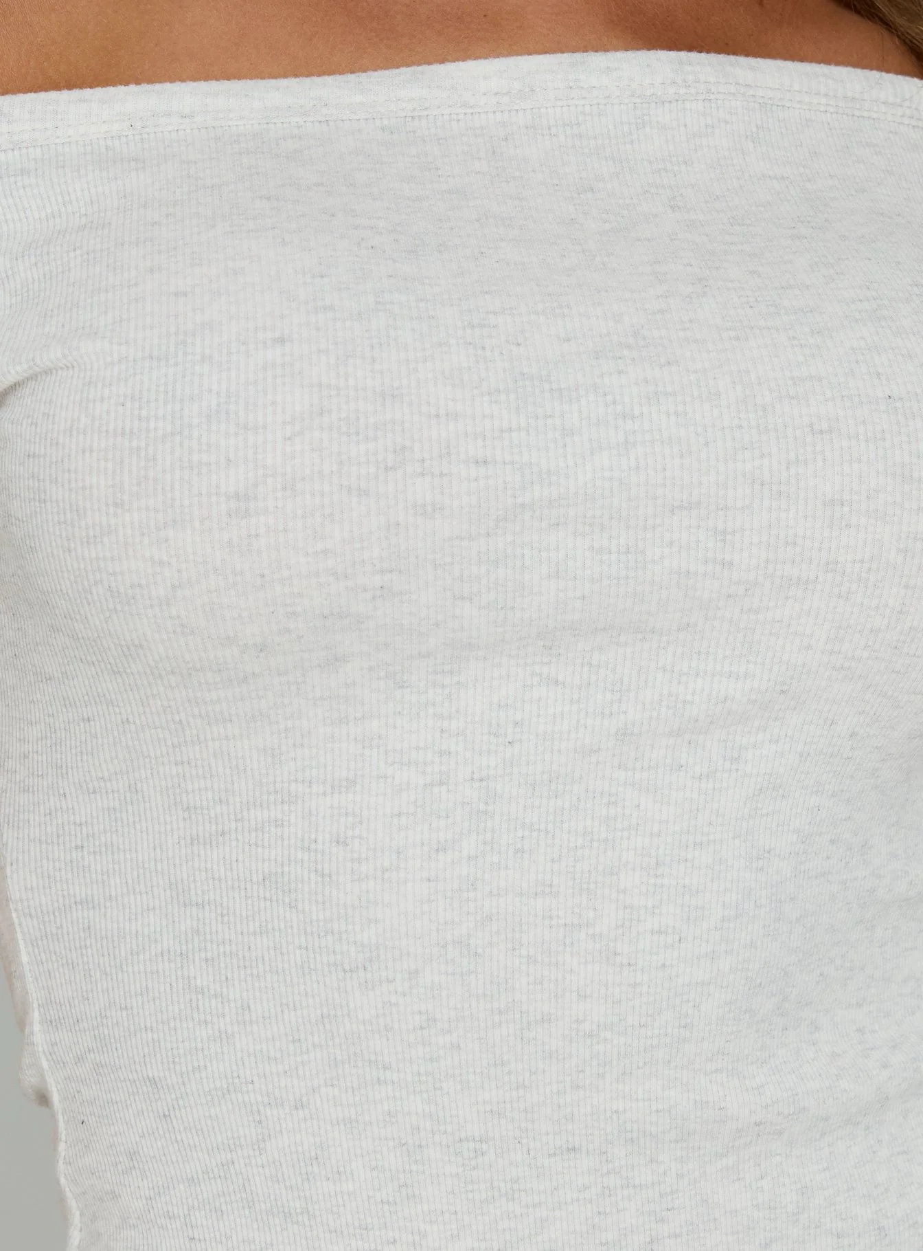 Baseline Boat Neck Top Grey Marle - Image 6