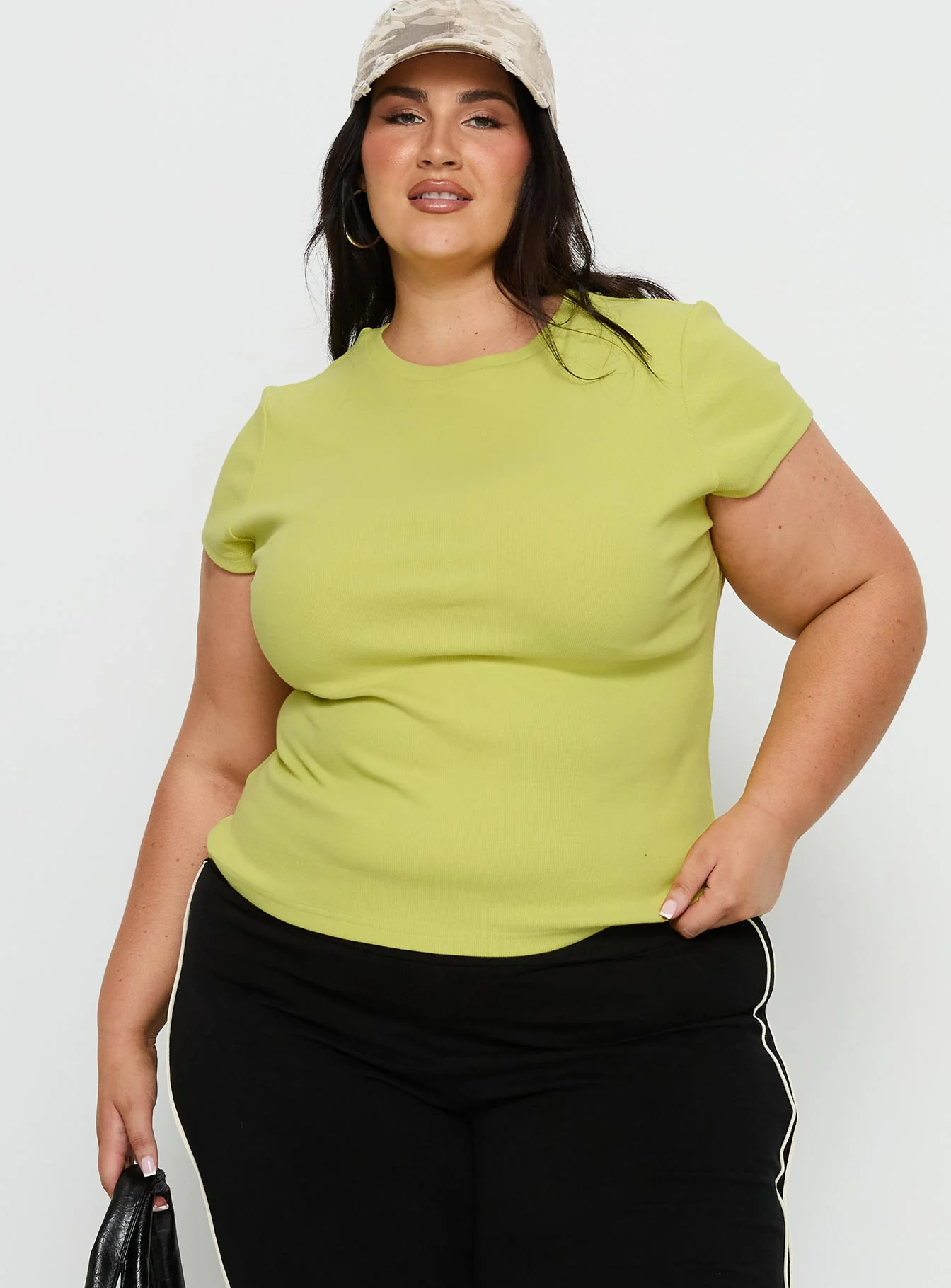 Baseline Longline Rib Top Green Curve - Image 2