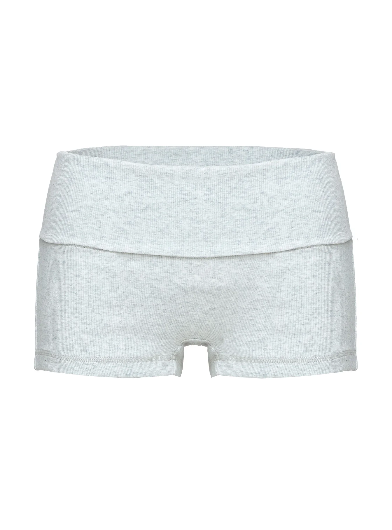 Baseline Low Rise Rib Shorts Grey Marle - Image 15
