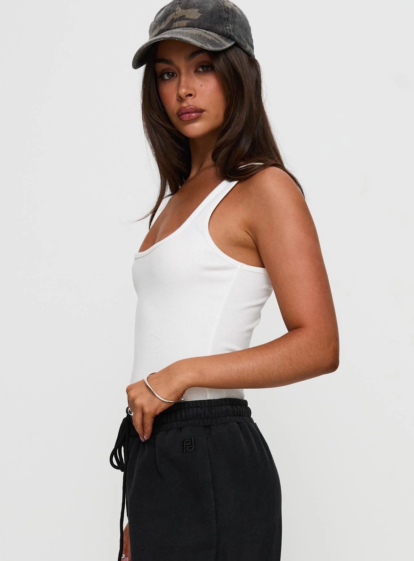 Baseline Rib Bodysuit White - Image 4