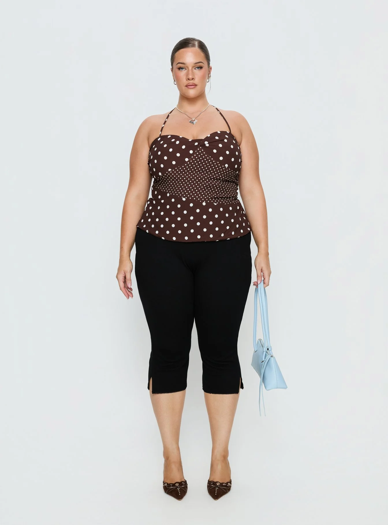 Baseline Rib Capri Pants Black Curve - Image 7