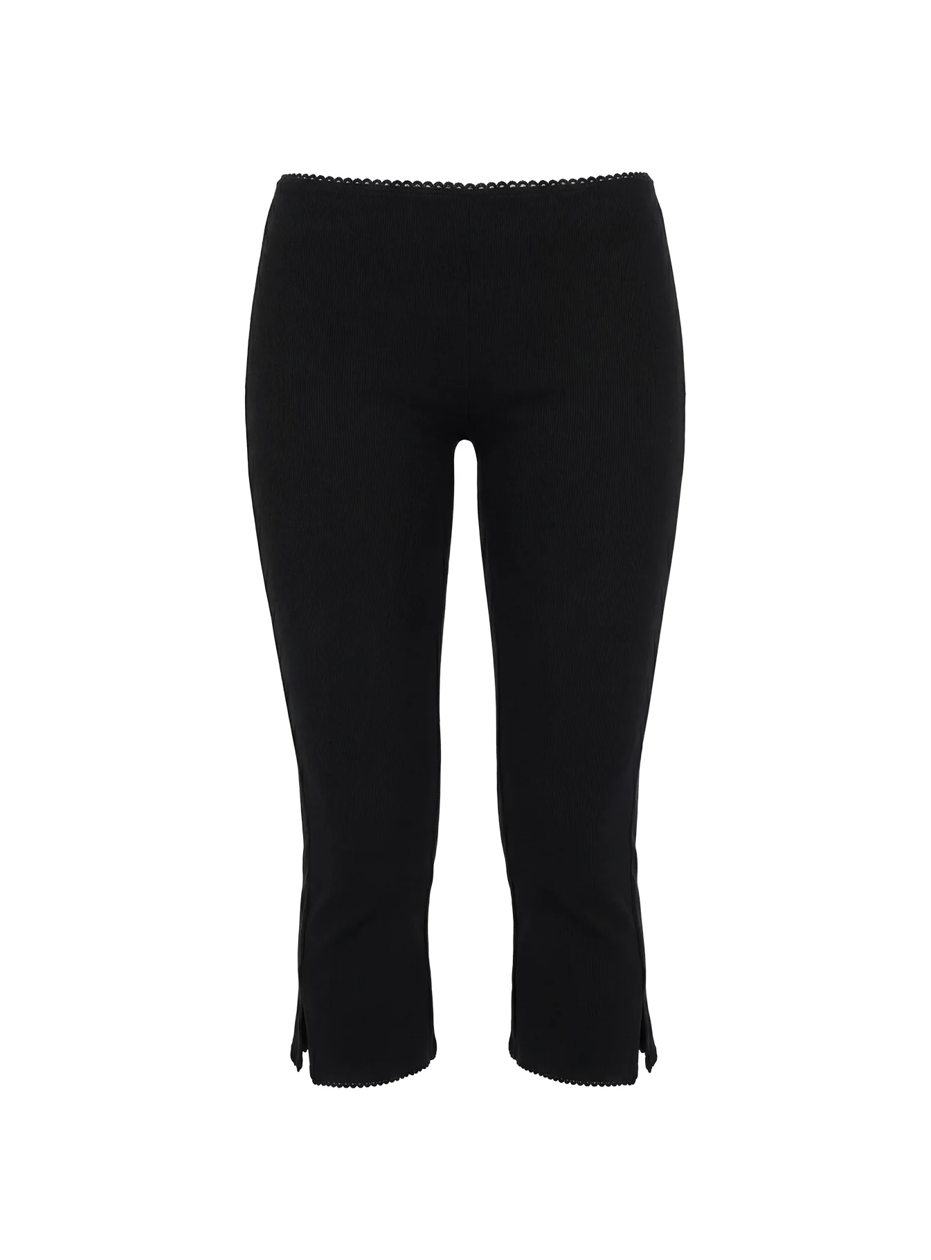 Baseline Rib Capri Pants Black Petite - Image 10