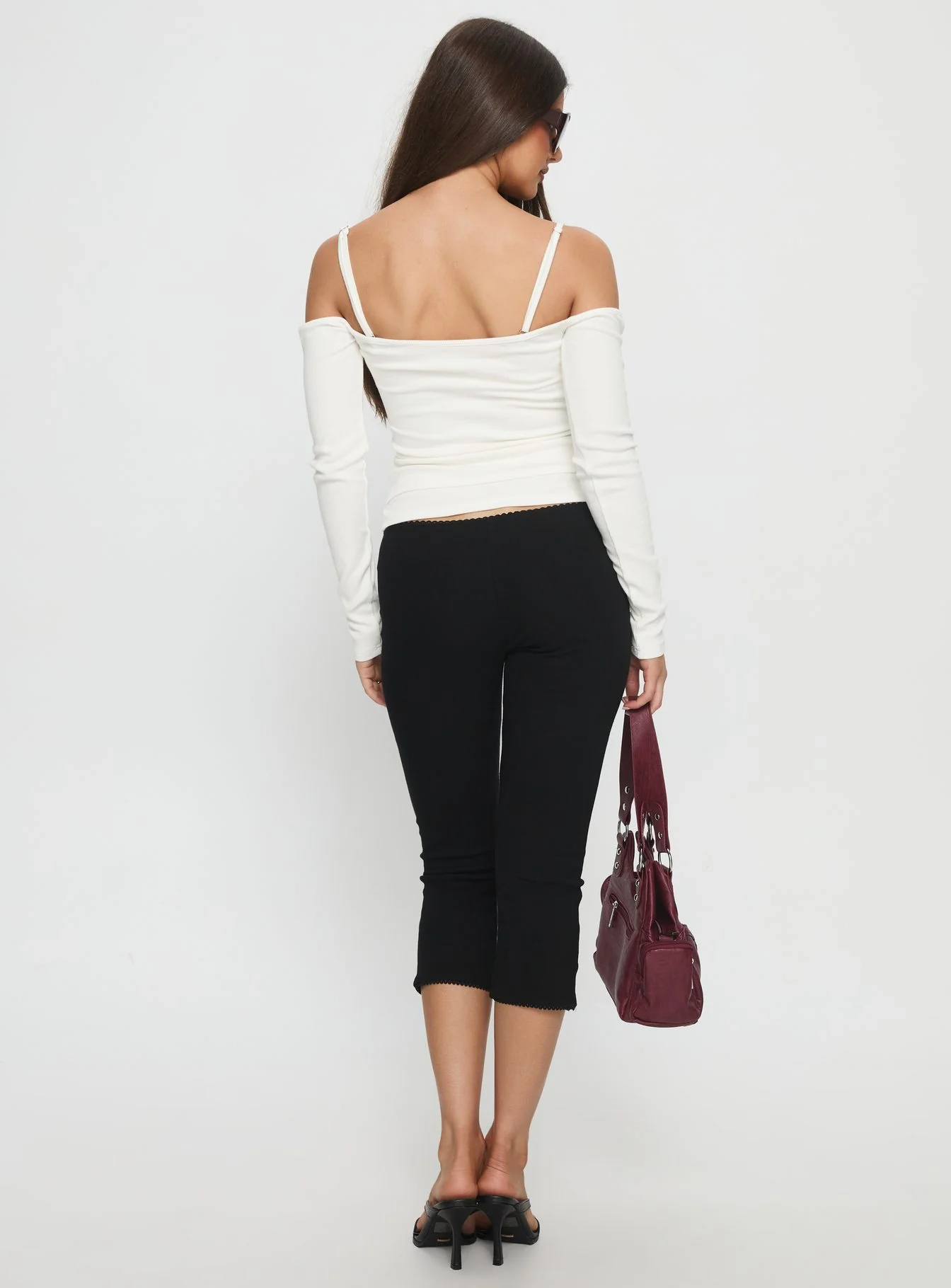 Baseline Rib Capri Pants Black Tall - Image 5